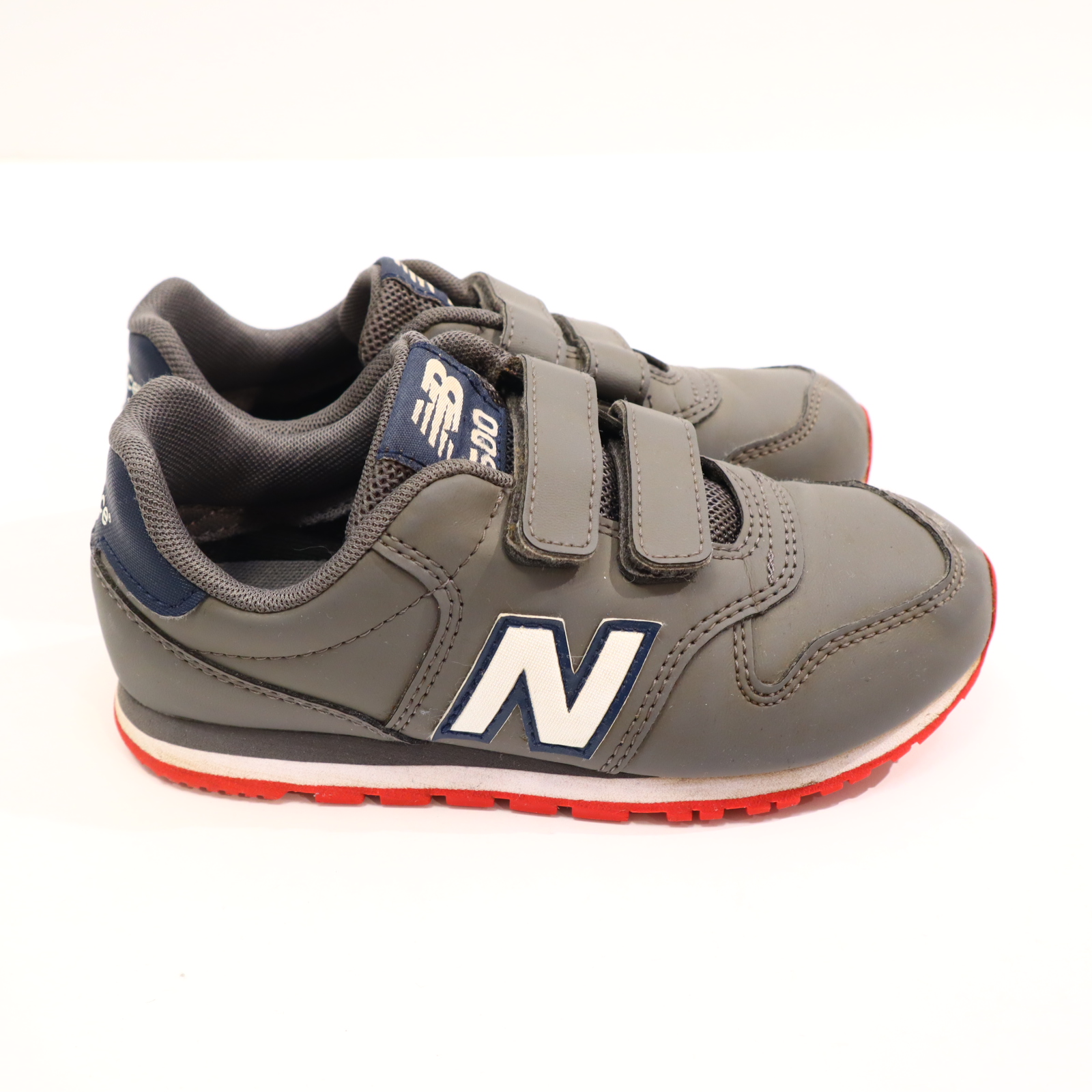 Halbschuhe new balance Klett/Sneaker 30 grau sehr gut