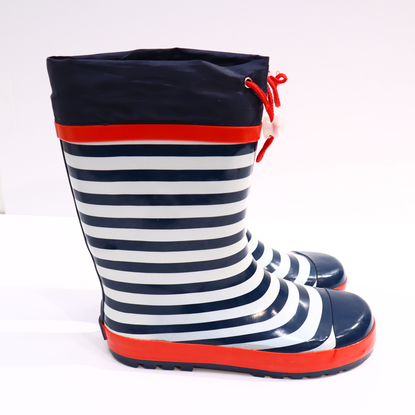 Gummistiefel Playshoes 34/35 blau/rot/weiß maritim/Streifen sehr gut