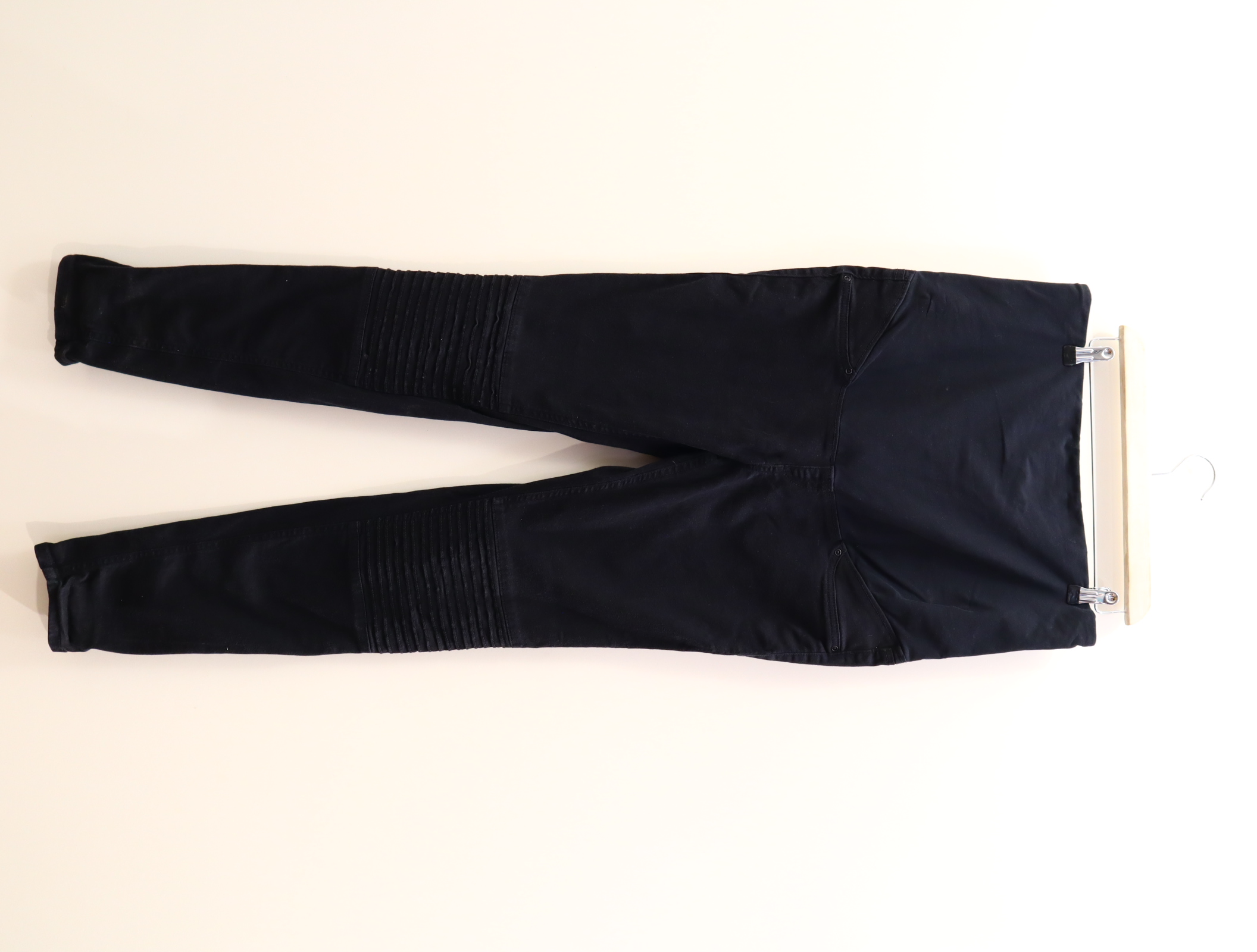 Hose H&M L/42/44 Jeans schwarz denim High rib