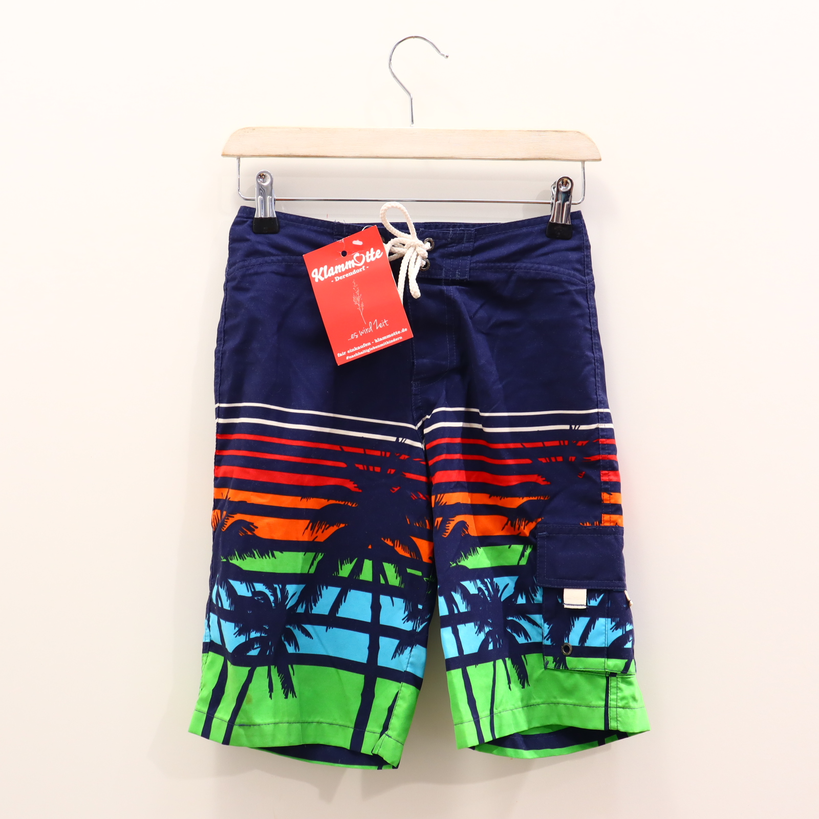 Bademode SNAPPERROCK 140 blau Alloverprint Badeshorts