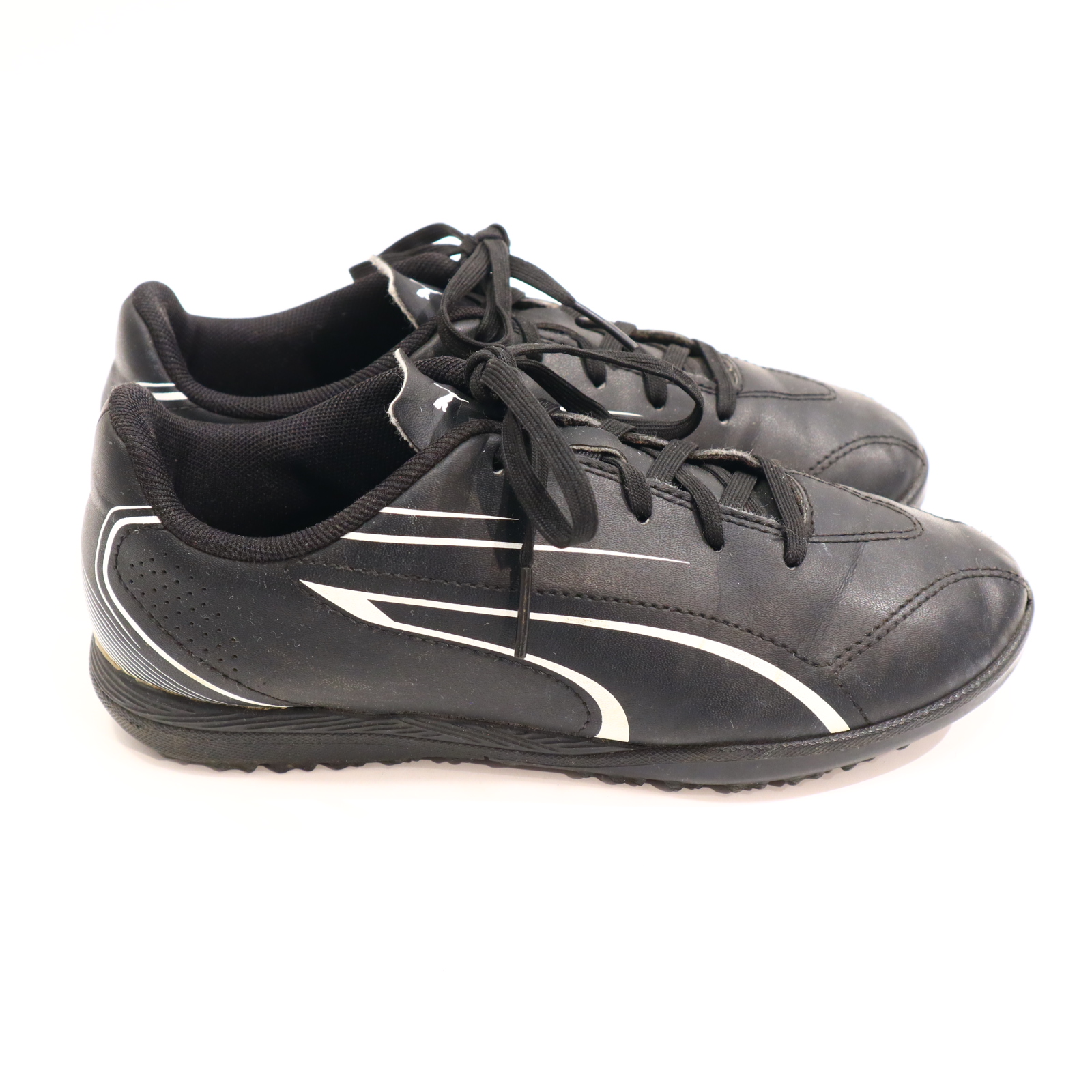 Sportschuh PUMA 35 Fußball/Hartplatz grün/schwarz/weiß Schnürrschuh