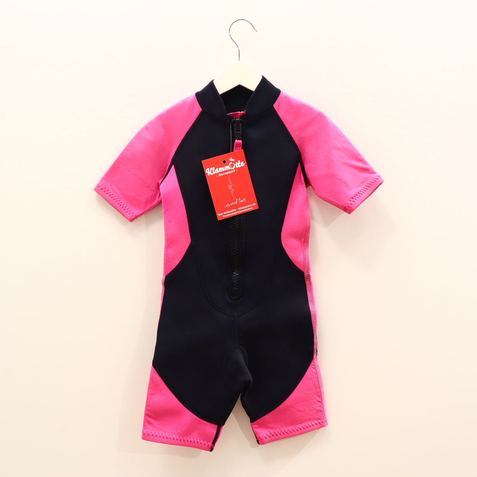 Bademode crane Neoprenanzug 110/116 pink/schwarz