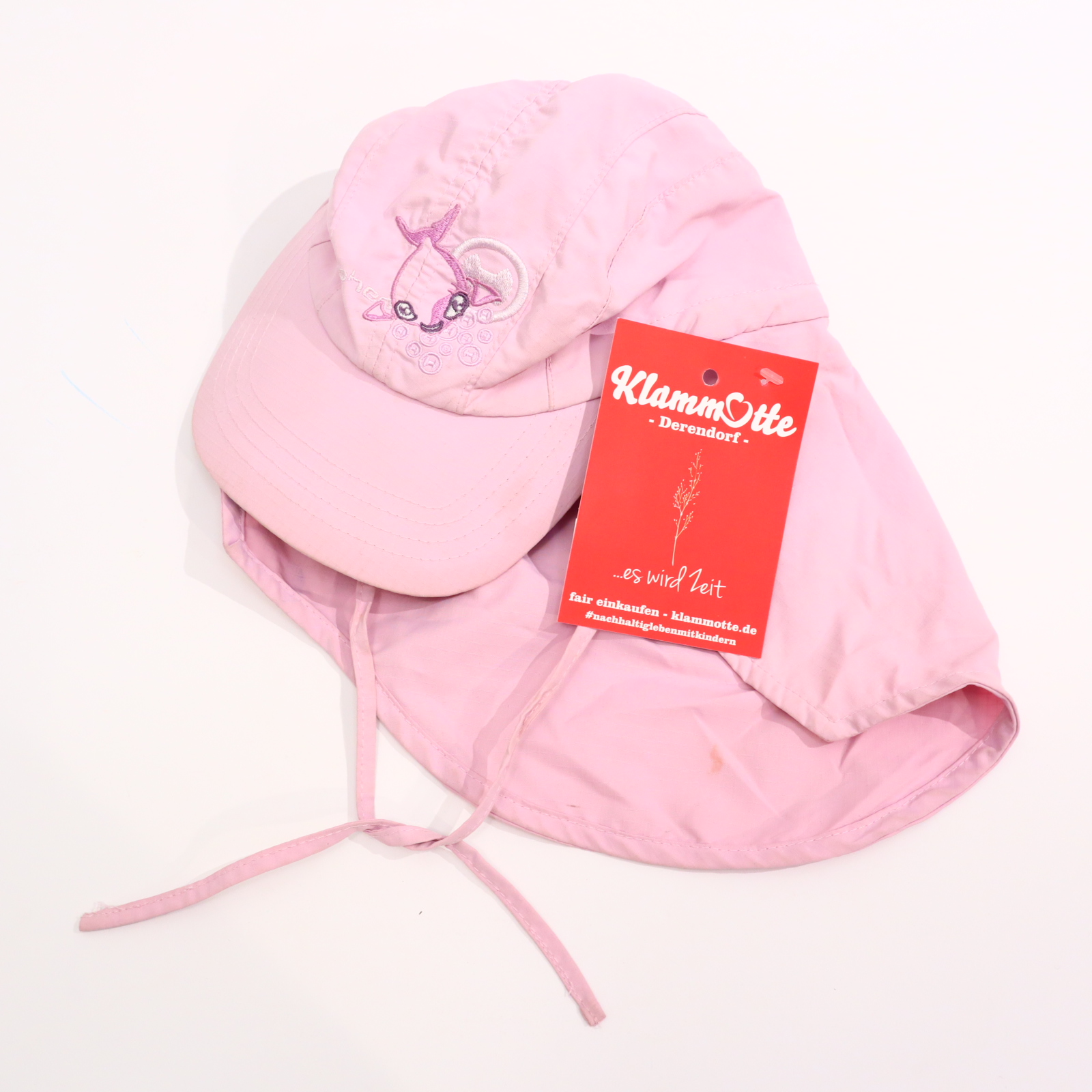 Bademode hyphen UV-Schutz-Mütze 46/48 rosa Stickerei Polyester/UPF 80