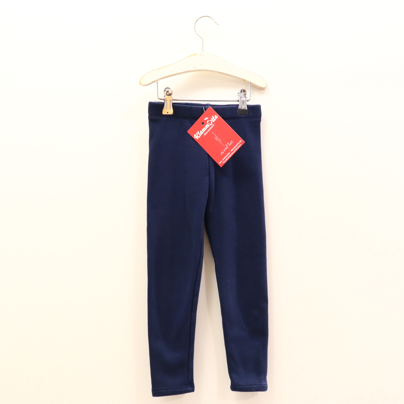 Hose S. Oliver Thermolegging 116 blau Baumwolle/Elasthan/Polyester Gummibandzug