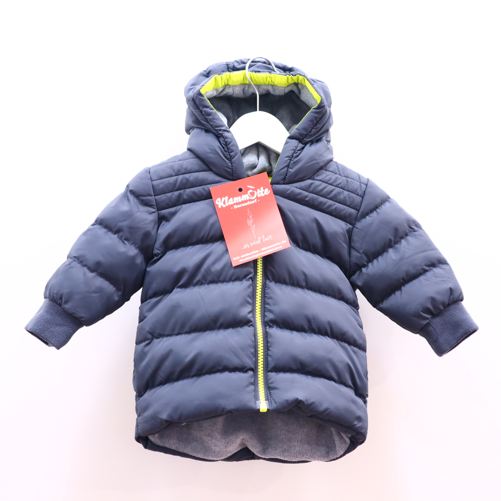 Jacken & Overalls TIMBERLAND Steppjacke 74 blau/grau Fleecefutter Logo/Print Herbst/Winter