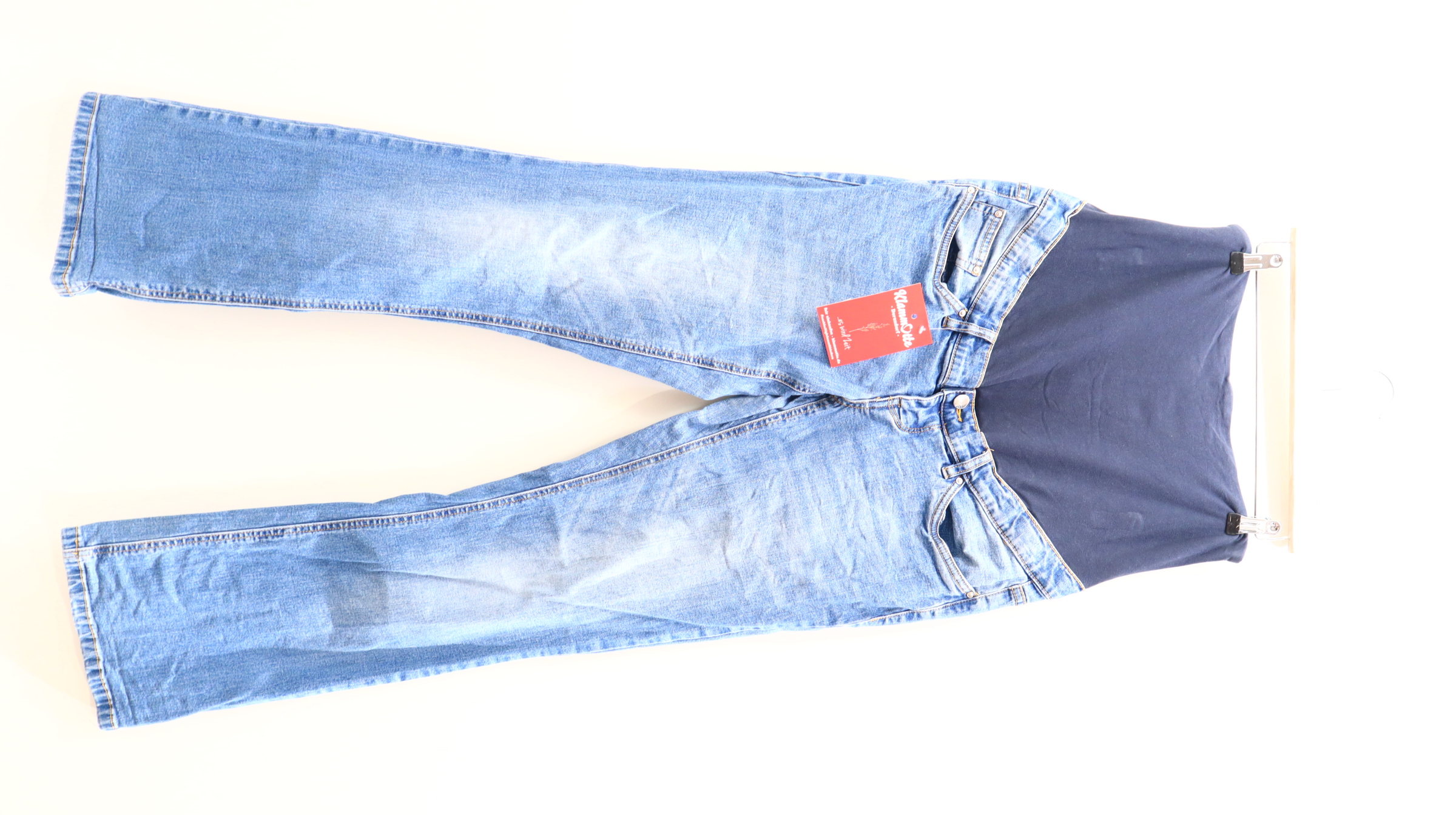 Hose b.p.c 40 Jeans denim Straight High rib