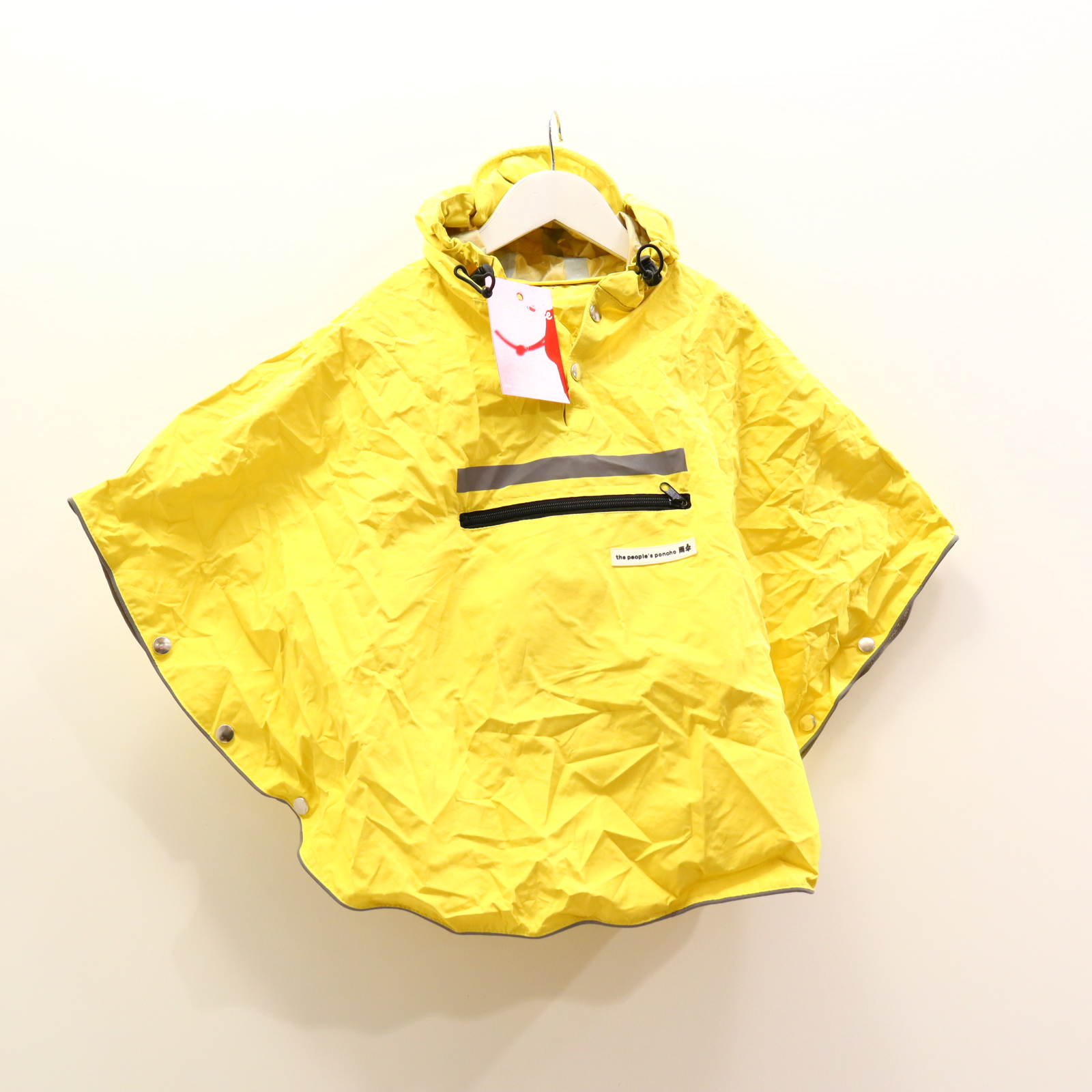 Jacke the people's poncho 134/140/146 gelb Regenponcho verstaubar!