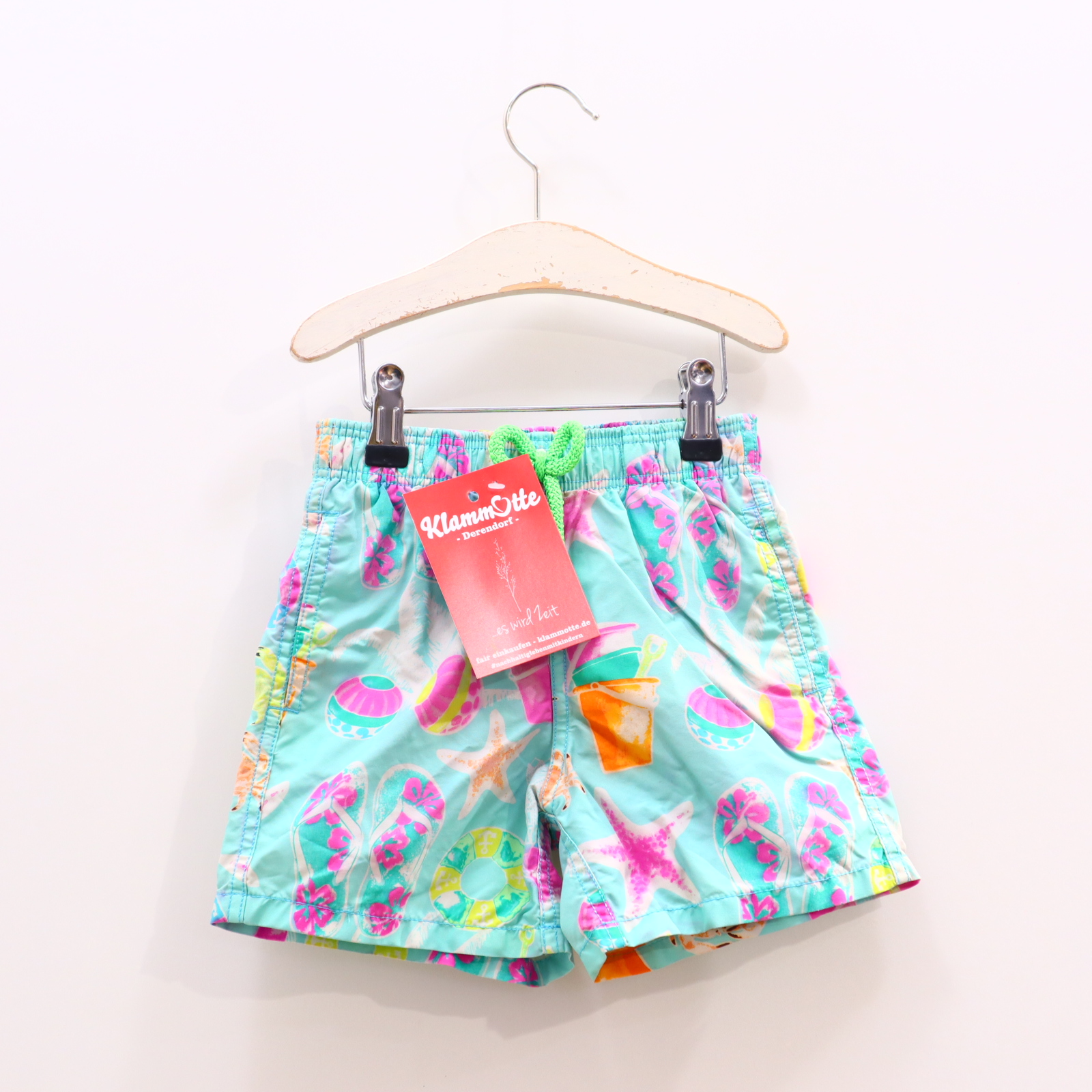 Bademode VILEBREQUIN 116 mint/bunt/neon Alloverprint Badeshorts verstellbarer Bund/Meshfutter