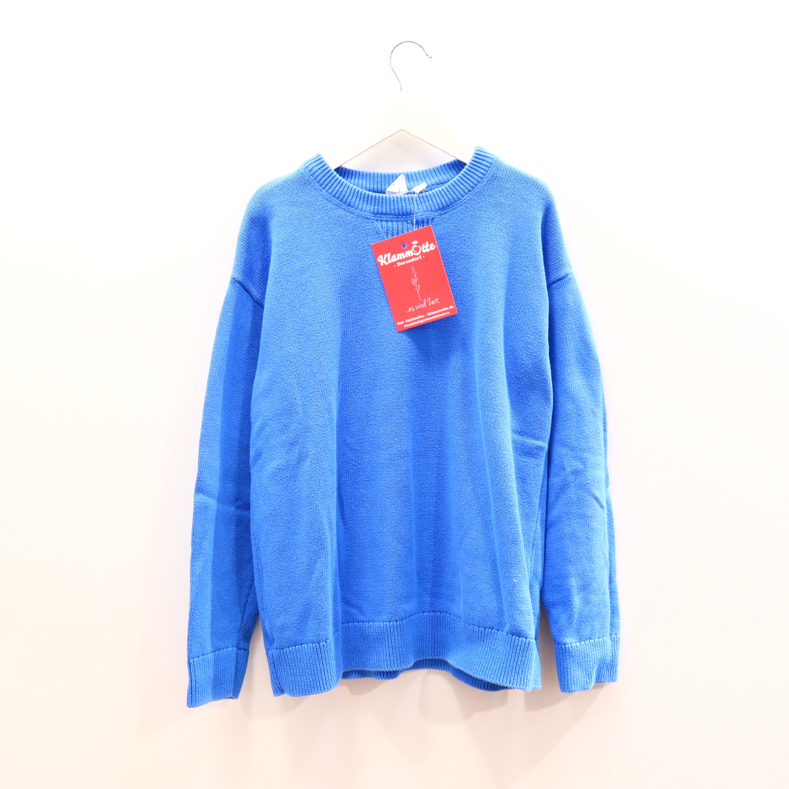 Oberteil GAP 152 blau Strickpullover Baumwolle