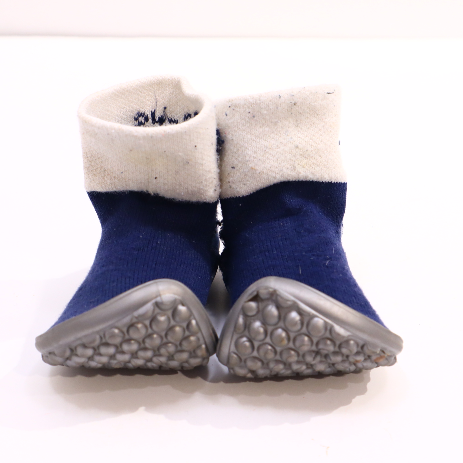 Hausschuhe/Wasserschuhe leguanito 24/25 blau/weiß Barfußschuhe
