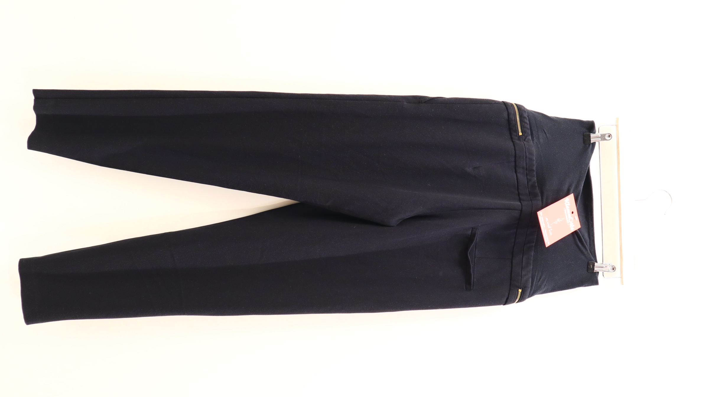 Hose H&M 38 schwarz Elastan/Polyester/Viskose High rib