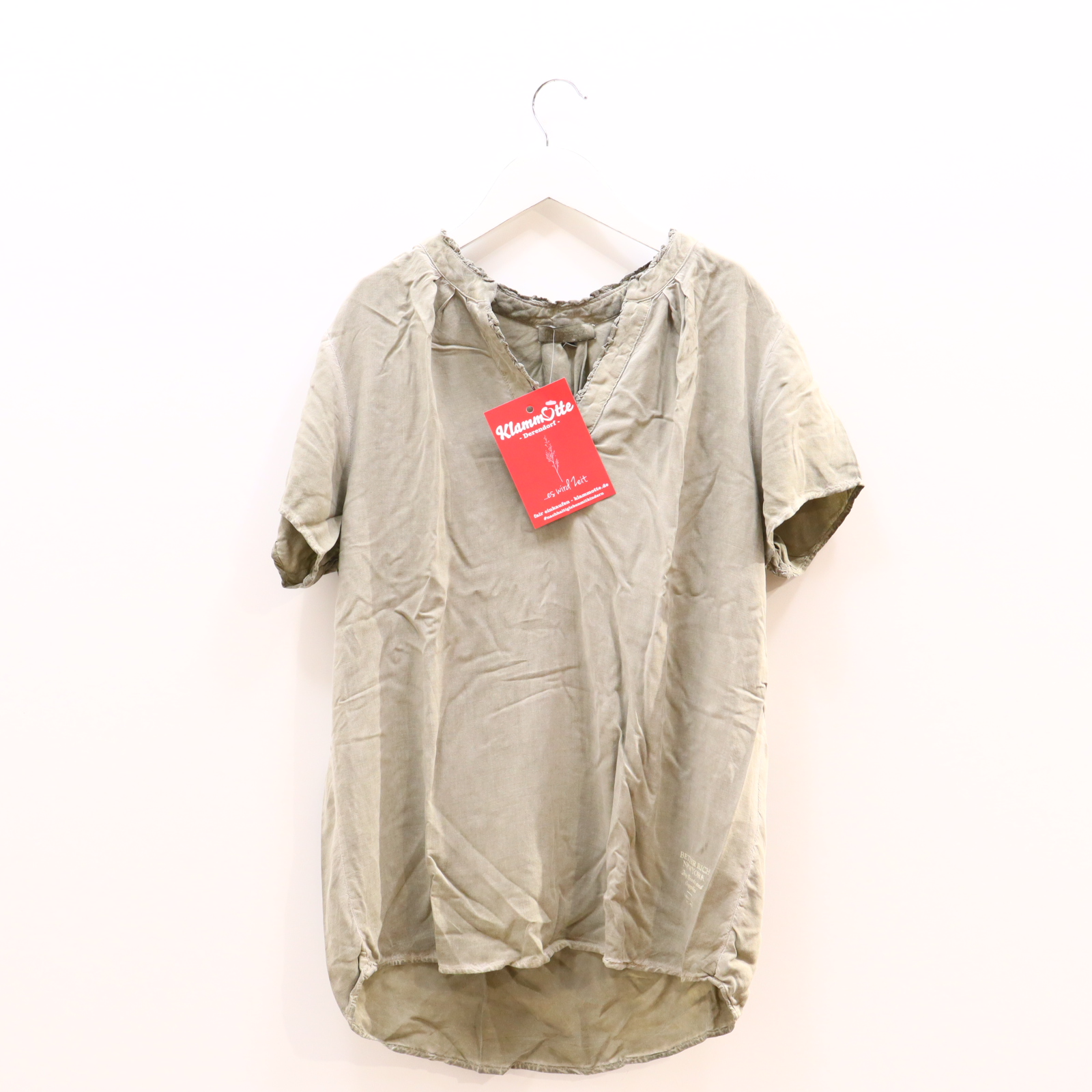 Oberteil BETTER RICH 152 oliv Print/washed out Bluse/kurzarm Viskose