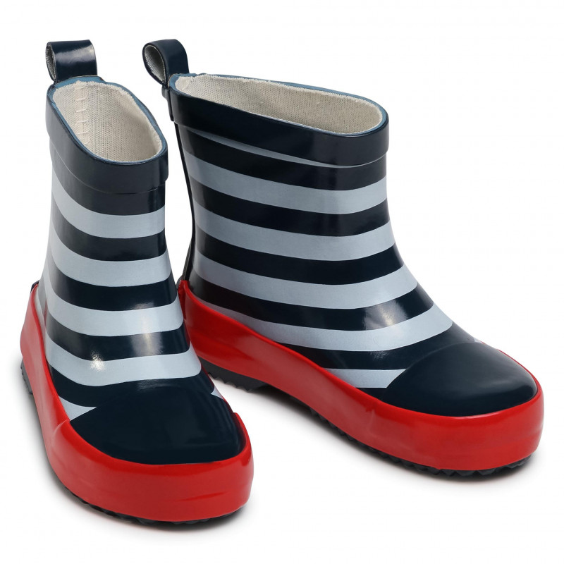 Playshoes Gummistiefel 180340 21 blau/rot/weiß maritim