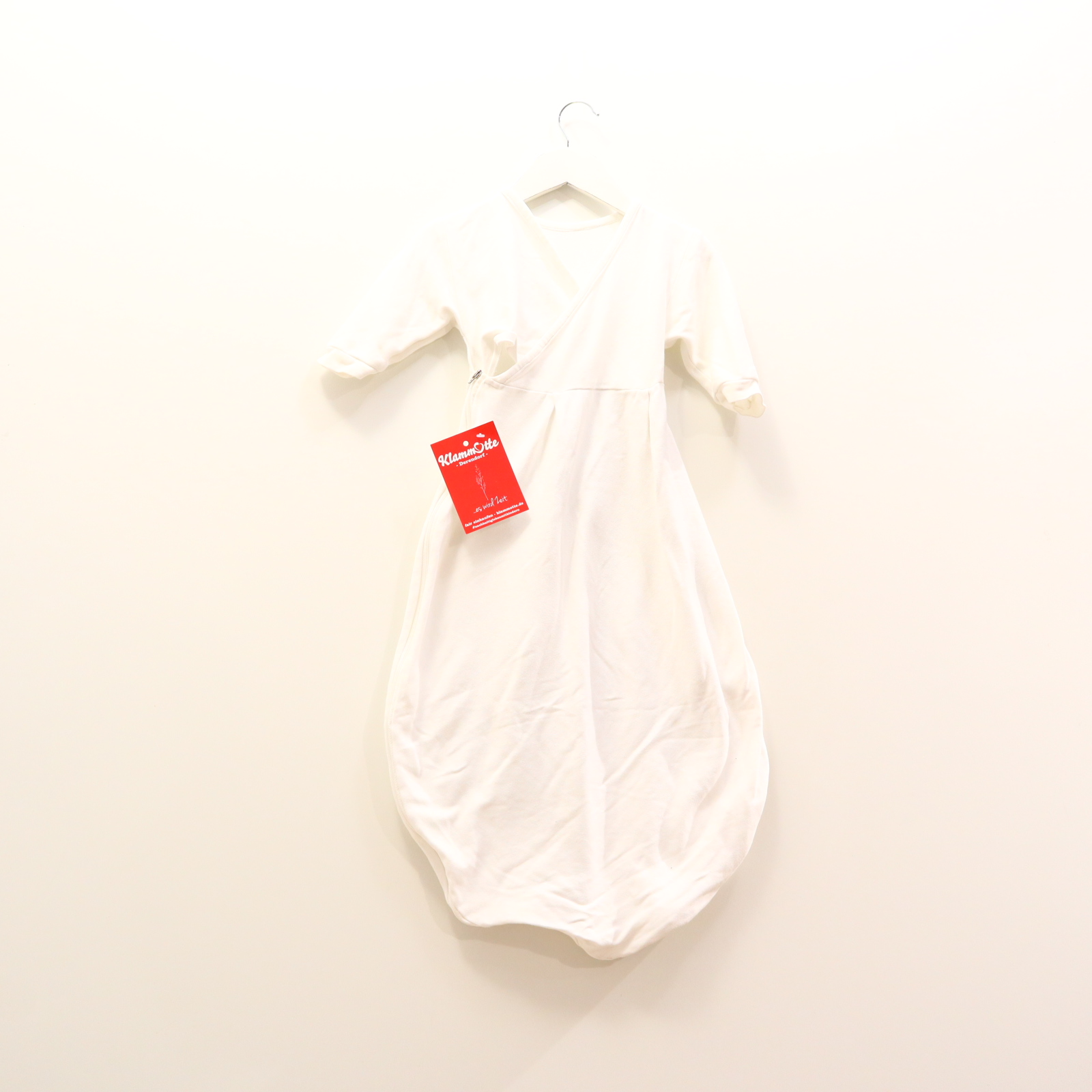 Schlafsack Alvi 80cm Innensack weiß Baumwolle