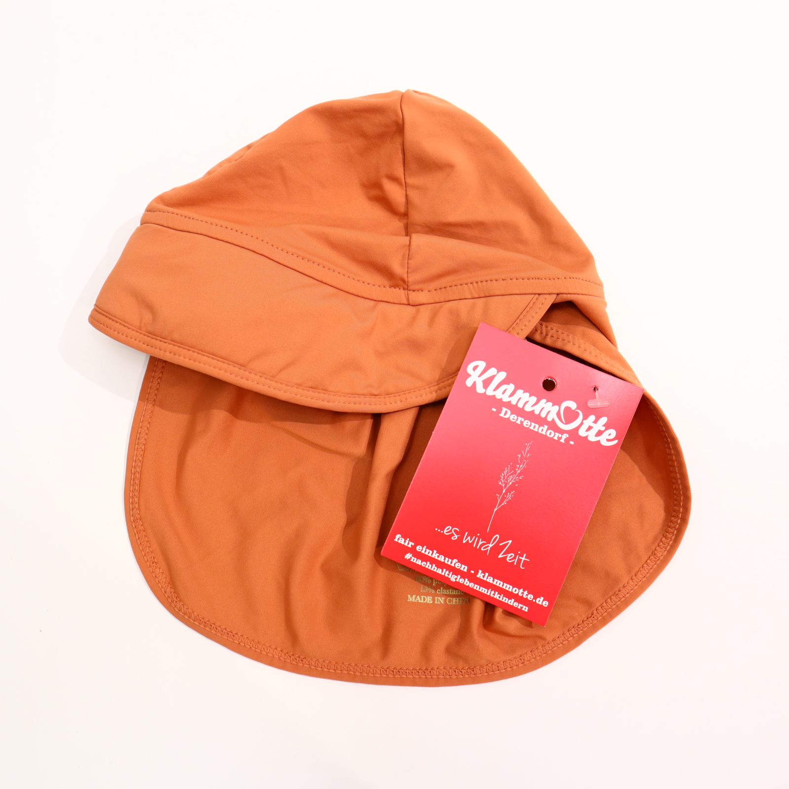 Bademode kongez slojd UV-Schutz-Mütze 92/98 karamell Elasthan/Polyamid