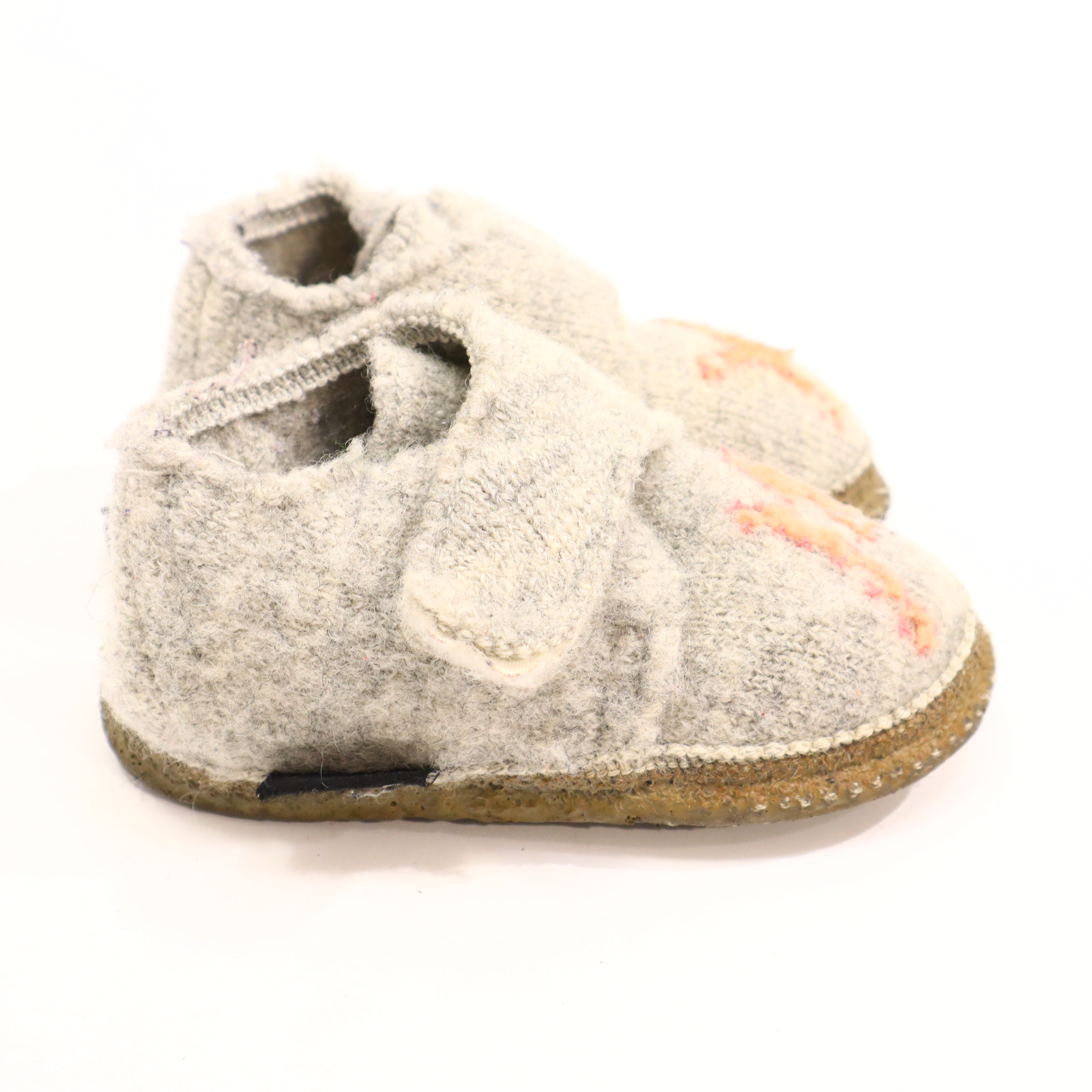 Hausschuhe/Wasserschuhe NANGA 22 grau Pantoffel Filz/Wolle