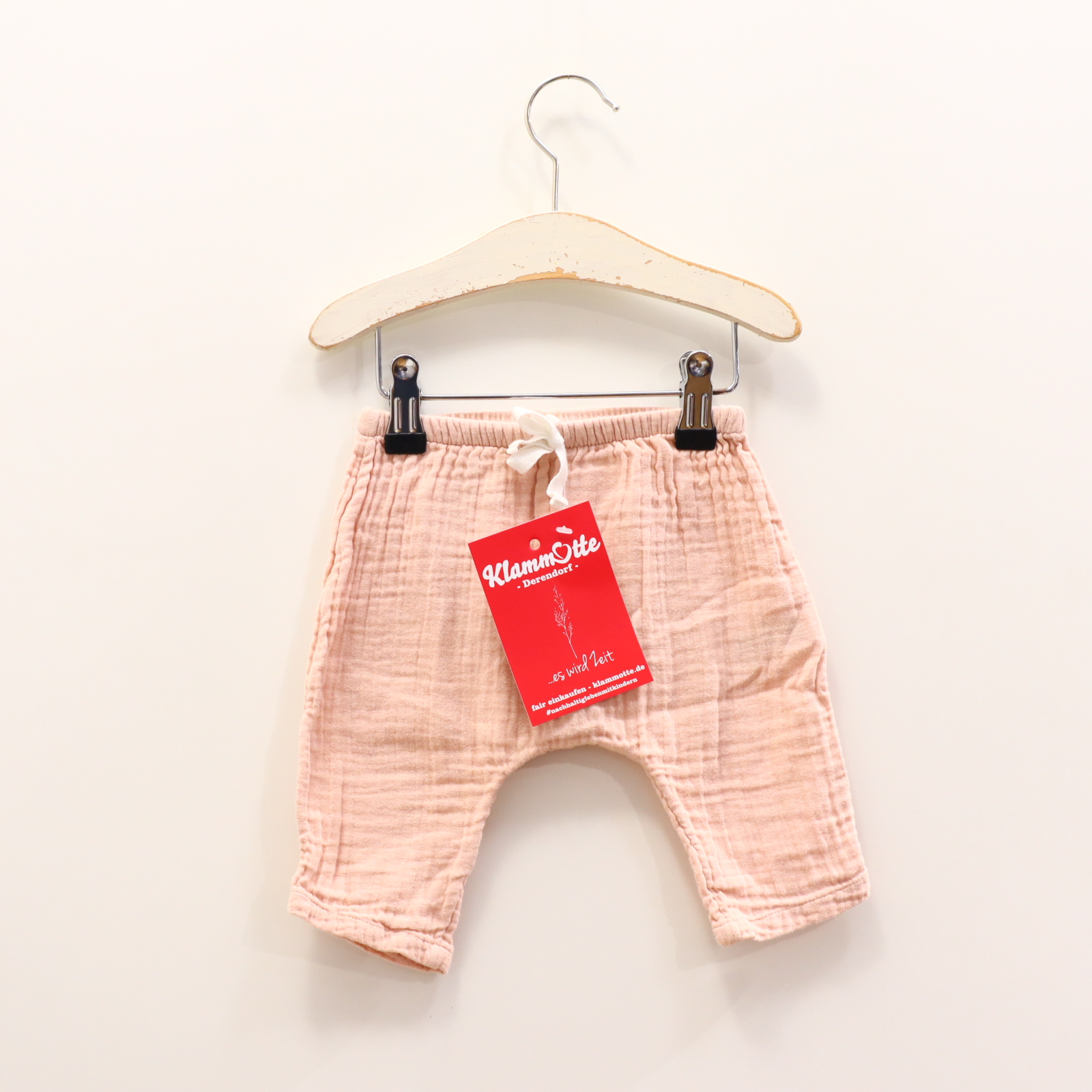 Hosen & Strampler PETIT BATEAU 62 rosa Hose Baumwolle/Musselin Gummibandzug