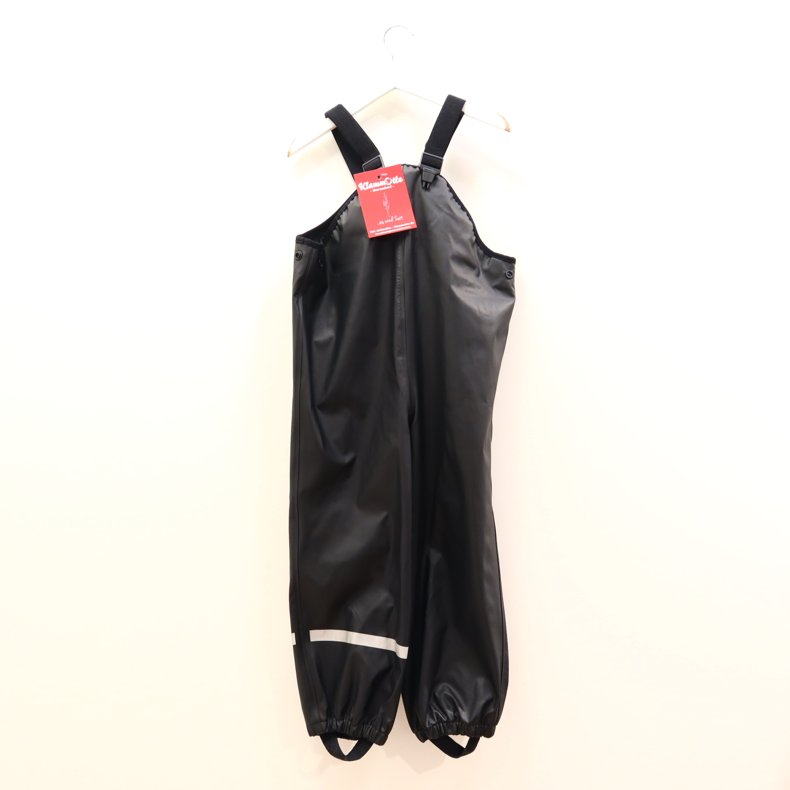 Hose H&M 110/116 Latz/Regenhose schwarz