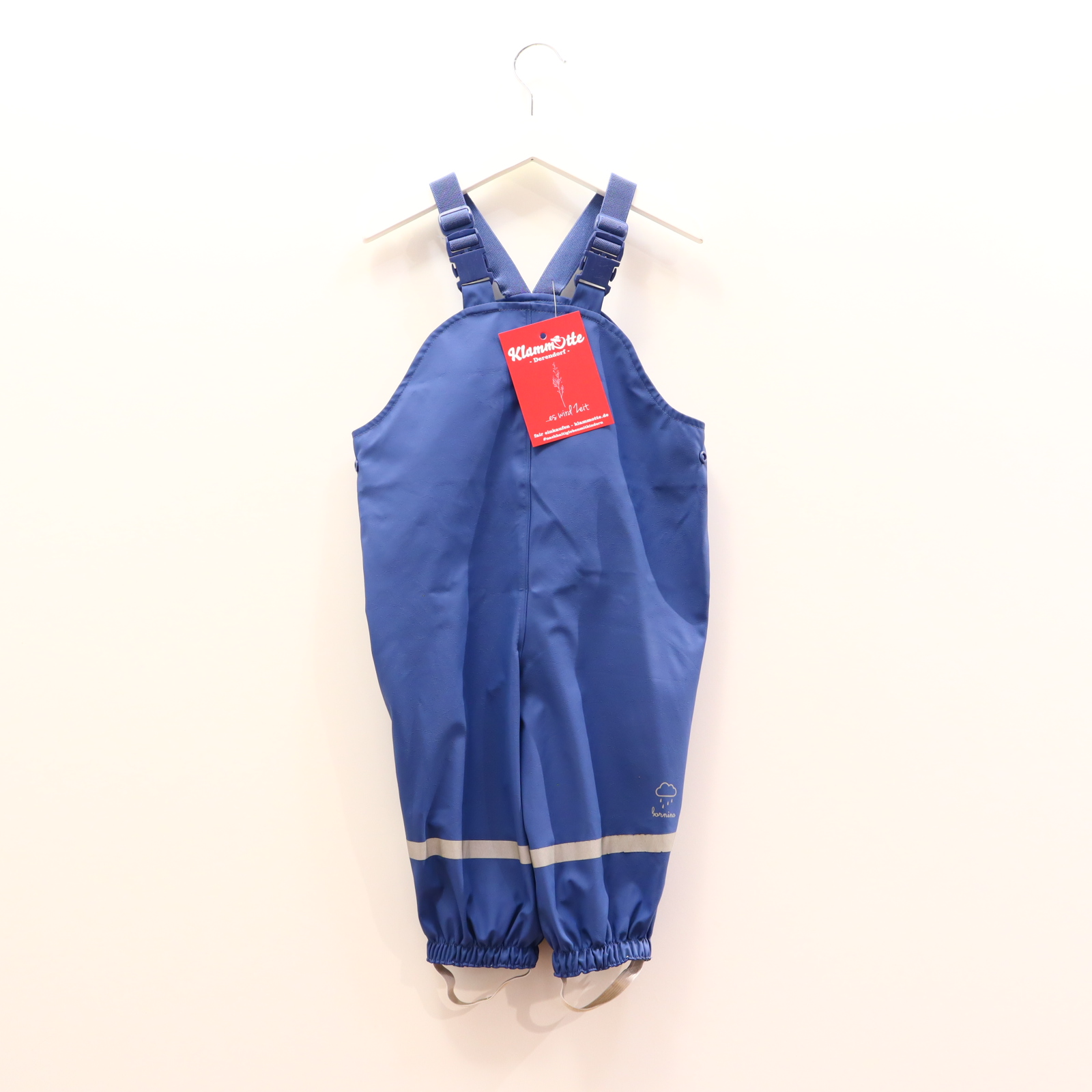 Hosen & Strampler BORNINO 74/80 blau Latz/Regenhose
