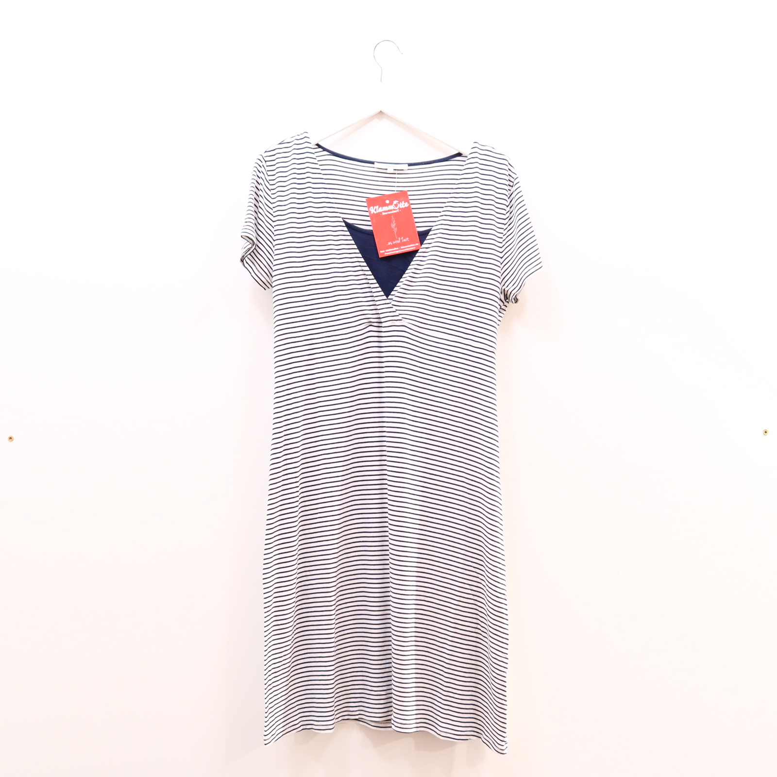 Kleider & Röcke noppies Jerseykleid/Stillkleid XL/46/48 blau/weiß Streifen