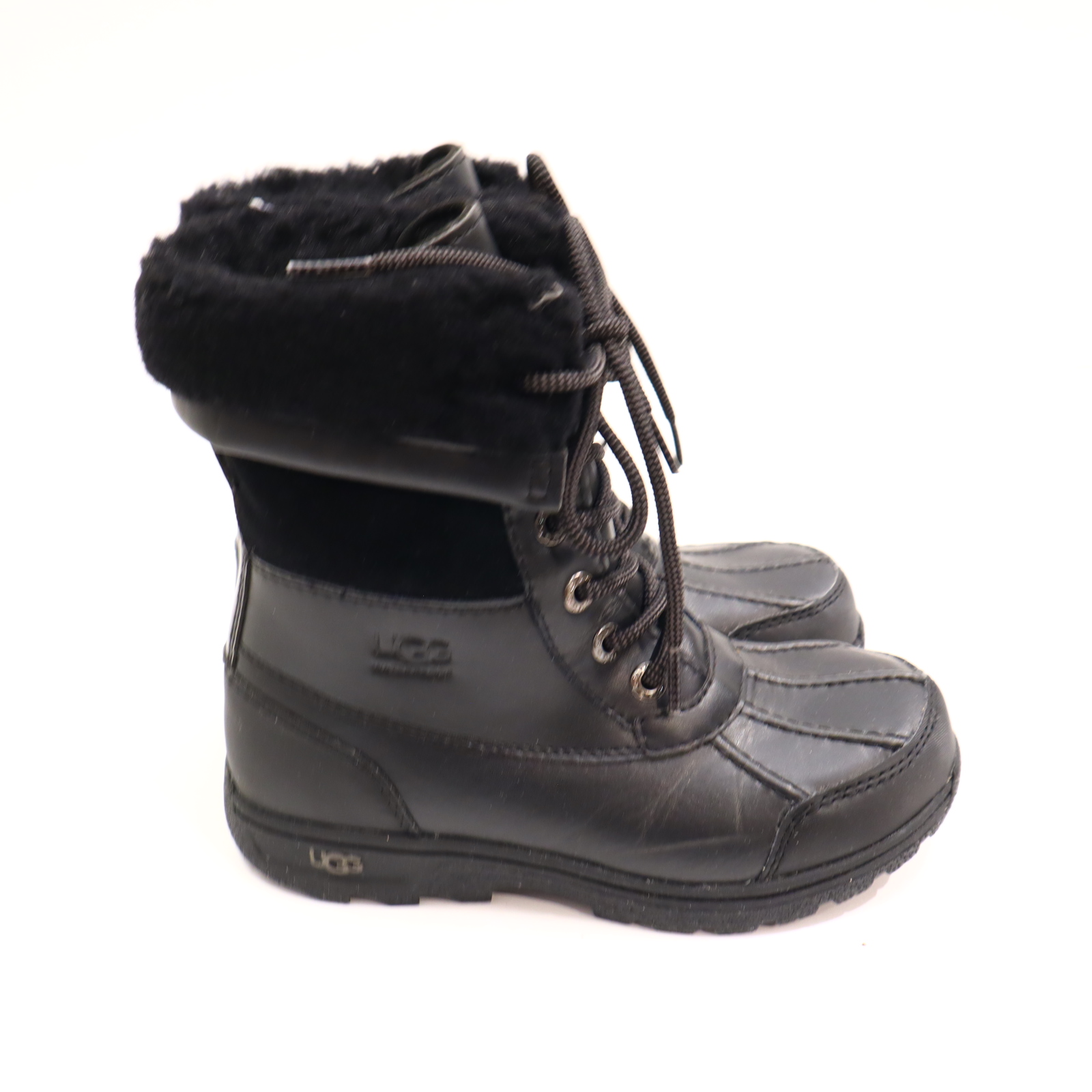 Stiefel UGG 32.5 schwarz Boot/Schnürschuh Herbst/Winter Waterproof neuwertig!
