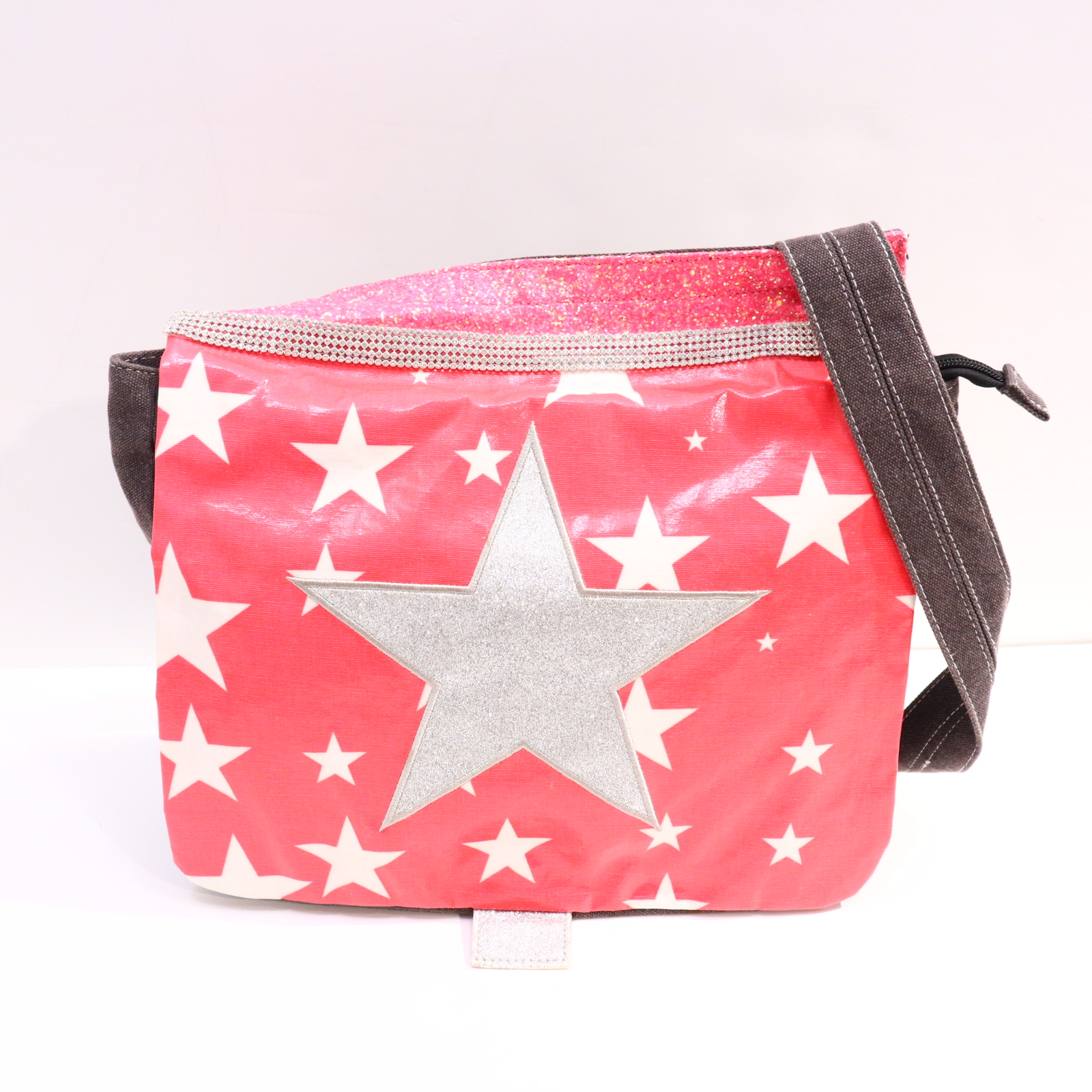 Taschen & Rucksäcke ZEBRA pink/grau Schultertasche Canvas