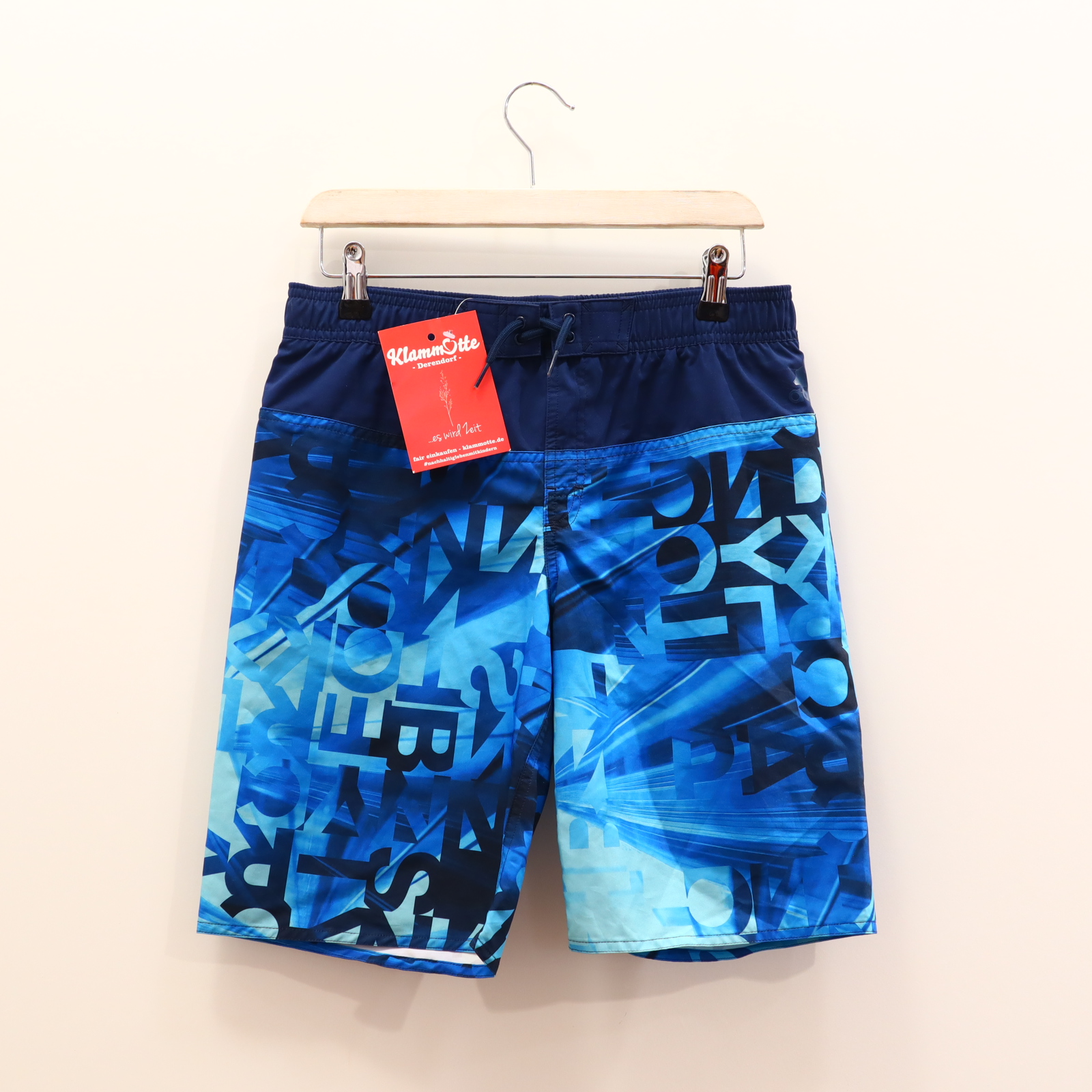 Bademode adidas 158 blau Alloverprint Badeshorts