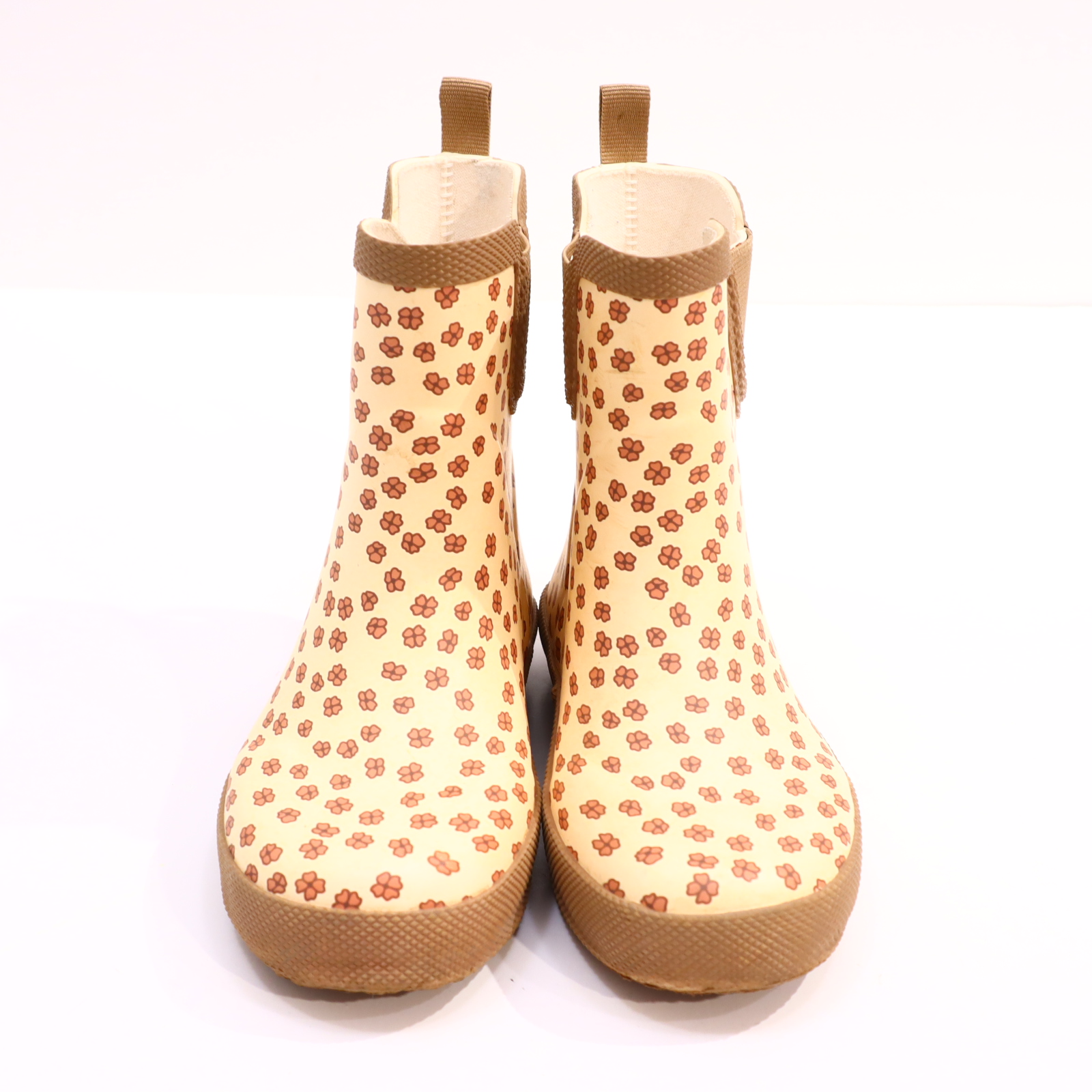 Gummistiefel konges slojd halbschaft 30 creme/karamell Blumen