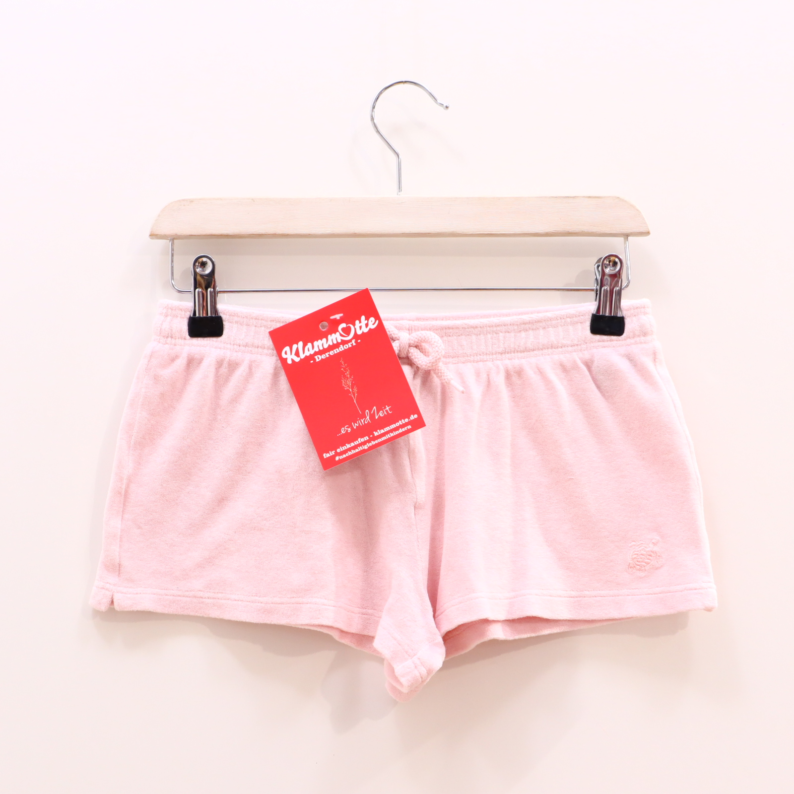 Hose VILEBREQUIN Short 158/164 rosa Baumwolle/Frottee/Polyamid Gummibandzug