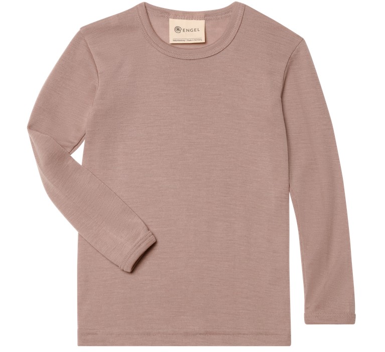 ENGEL Shirt 128 dustyrose 100% Schurwolle (kbT)/Seide