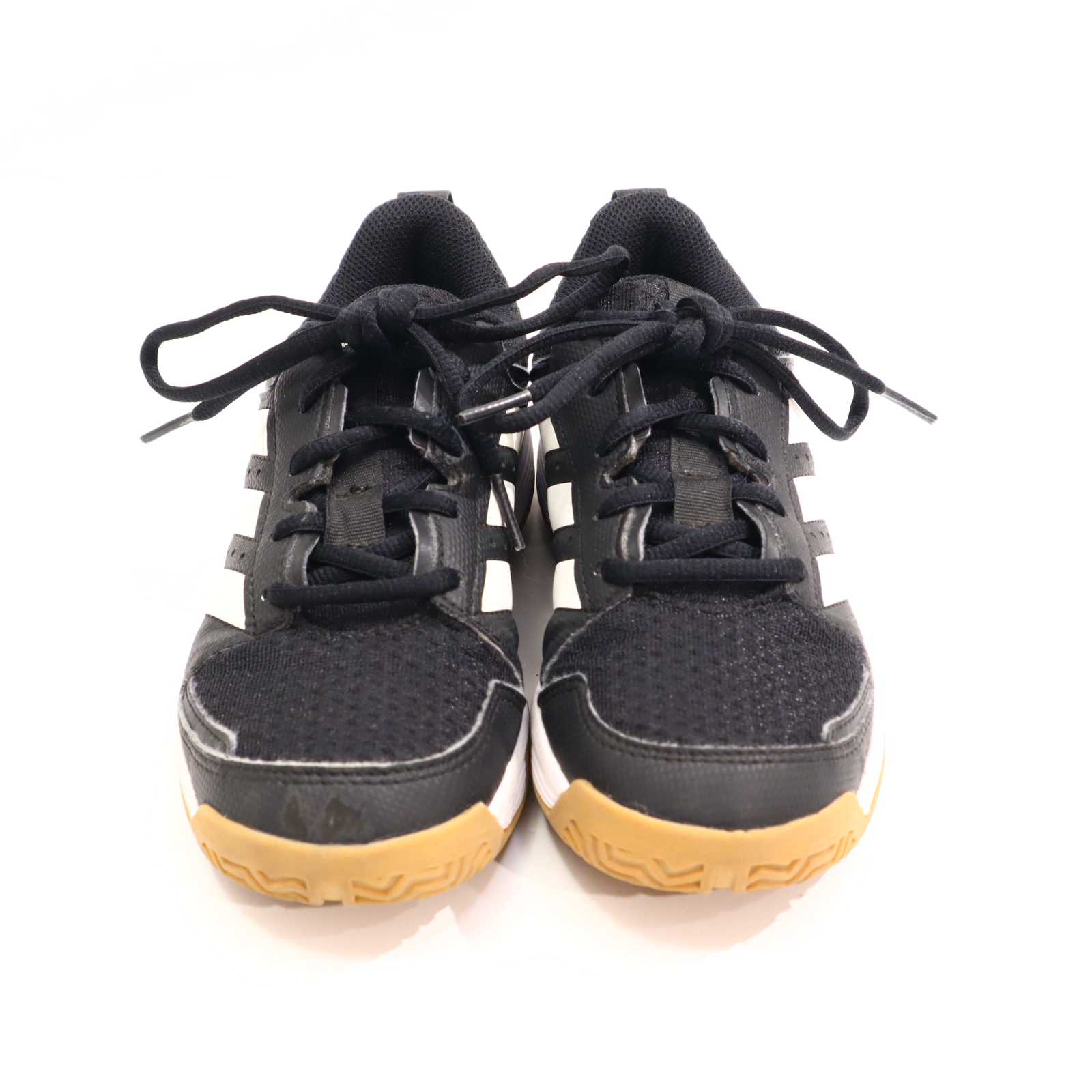 Sportschuh Adidas 34 Hallenschuh schwarz Schnürrschuh Mesh sehr gut