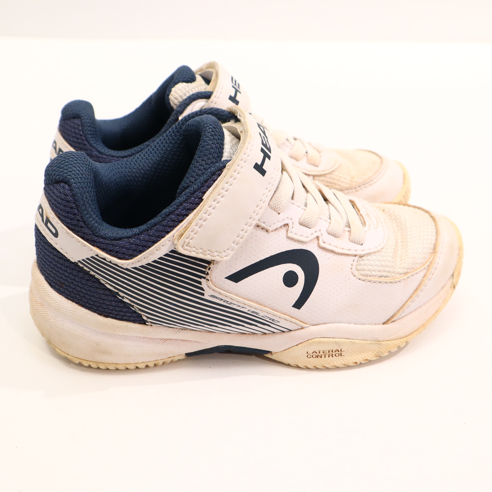 Halbschuhe Head Klett 29 blau/weiß Mesh leichte gleichmäßige Ablaufspuren