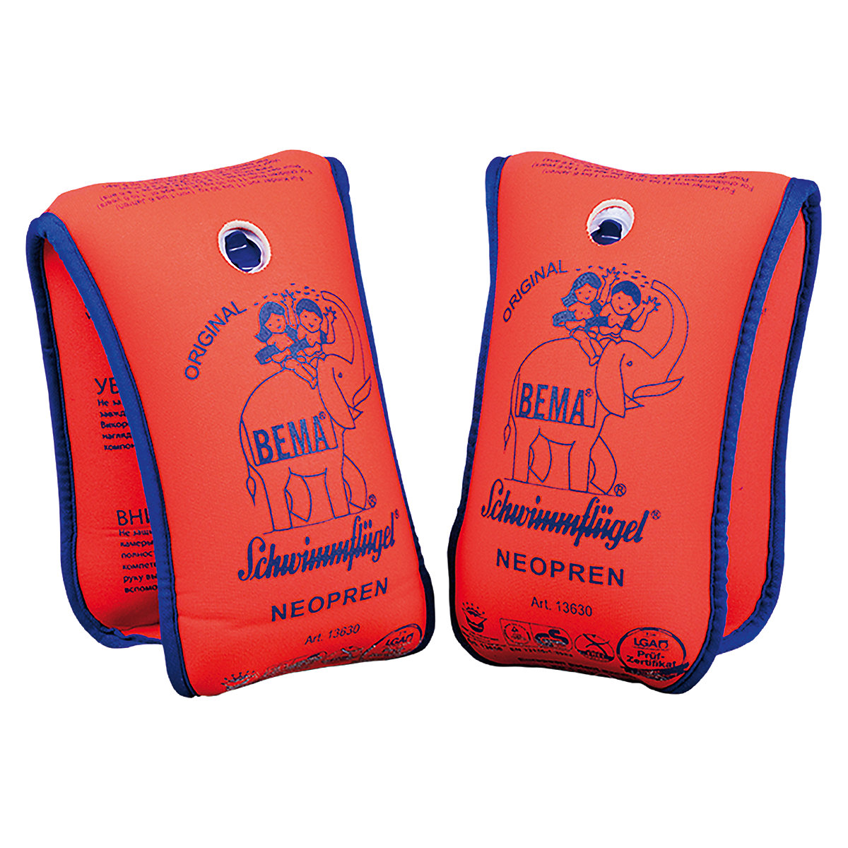 Schwimmhilfe BEMA Schwimmflügel 1-6 J./11-30 kg orange Neopren