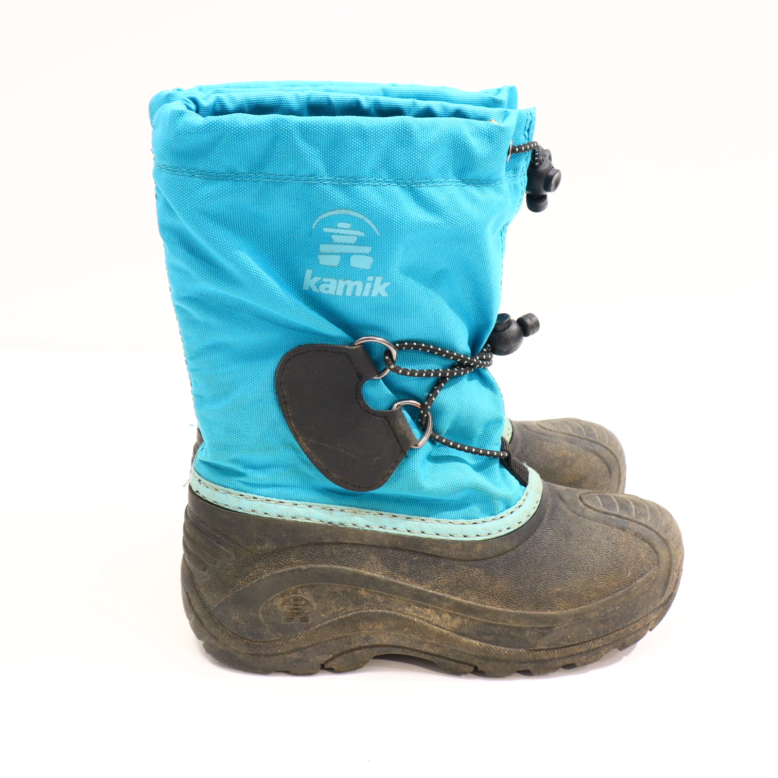 Stiefel kamik 31 schwarz/turkis Snowboot Herbst/Winter leichter gleichmäßiger Sohlenabrieb