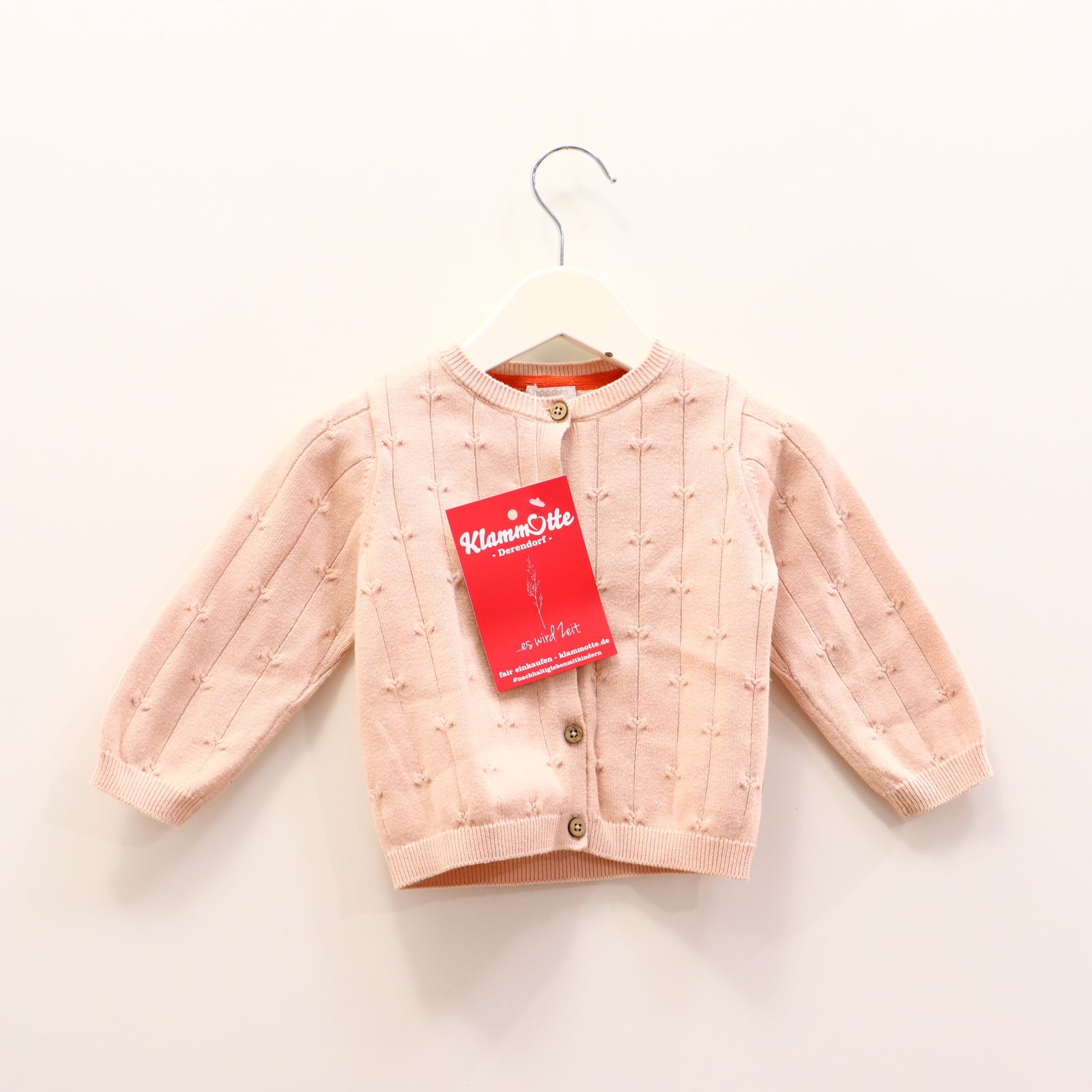 Oberteil noppies 74 rosa gestreift/Muster Bio-Baumwolle