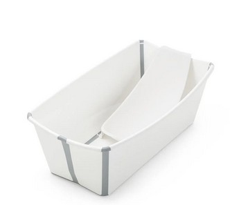 Sonstiges STOKKE Badewanne Flexi Bath weiß mit Neugeborneneinsatz!