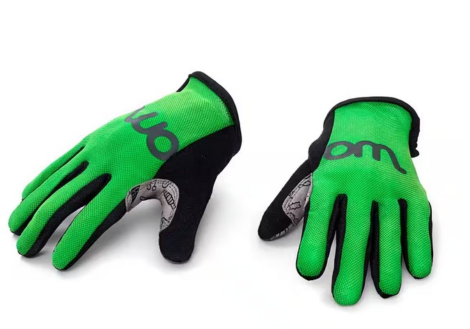 Fahrzeuge woom grün/schwarz 6 Rad-Handschuhe