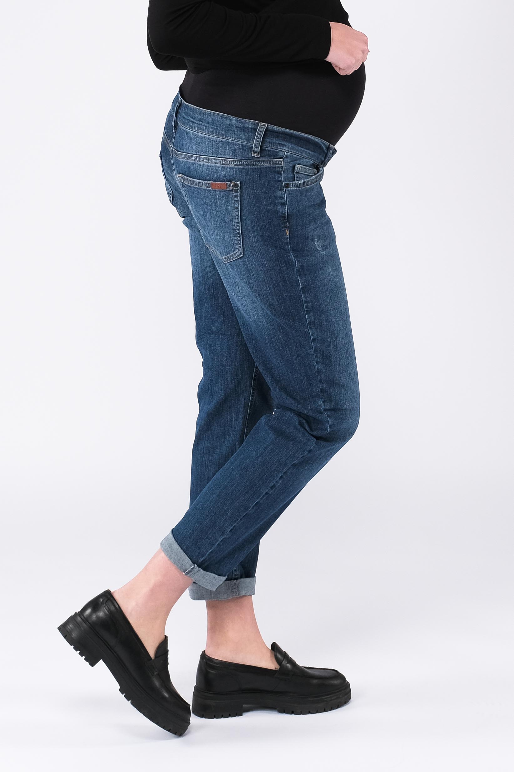 Hose LOVE2WAIT Jeans Norah W30/L32 Mom Fit blau DarK Wash denim NEU!
