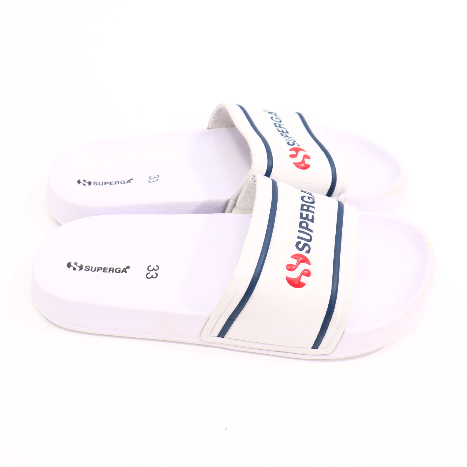 Hausschuhe/Wasserschuhe SUPERGA 33 weiß Badeschlappen