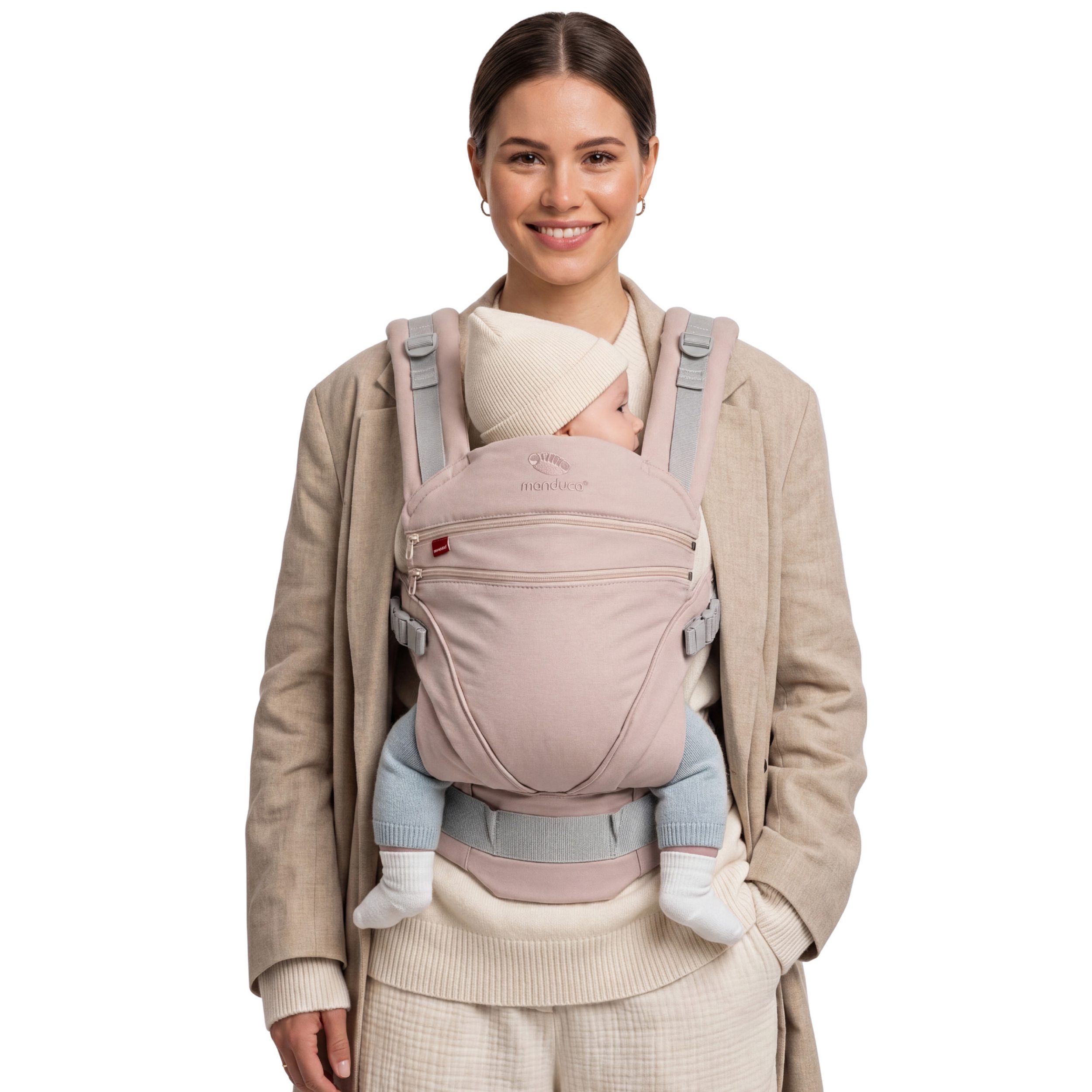 Tragehilfe WICKELKINDER Manduca/xt Full-Buckle sand Bio-Baumwolle gut