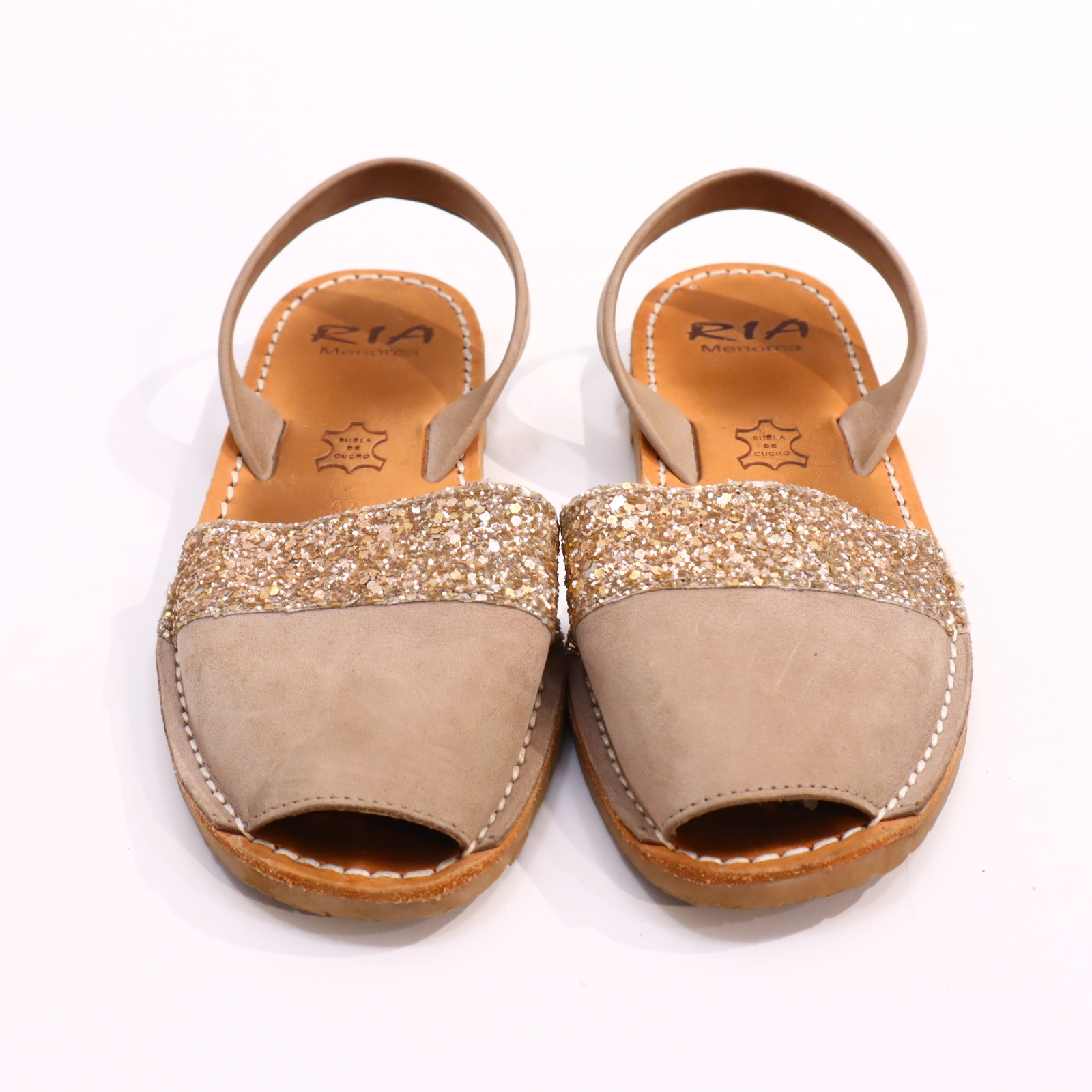 Sandalen RIA Menorca 37 braun Leder neuwertig/sehr gut