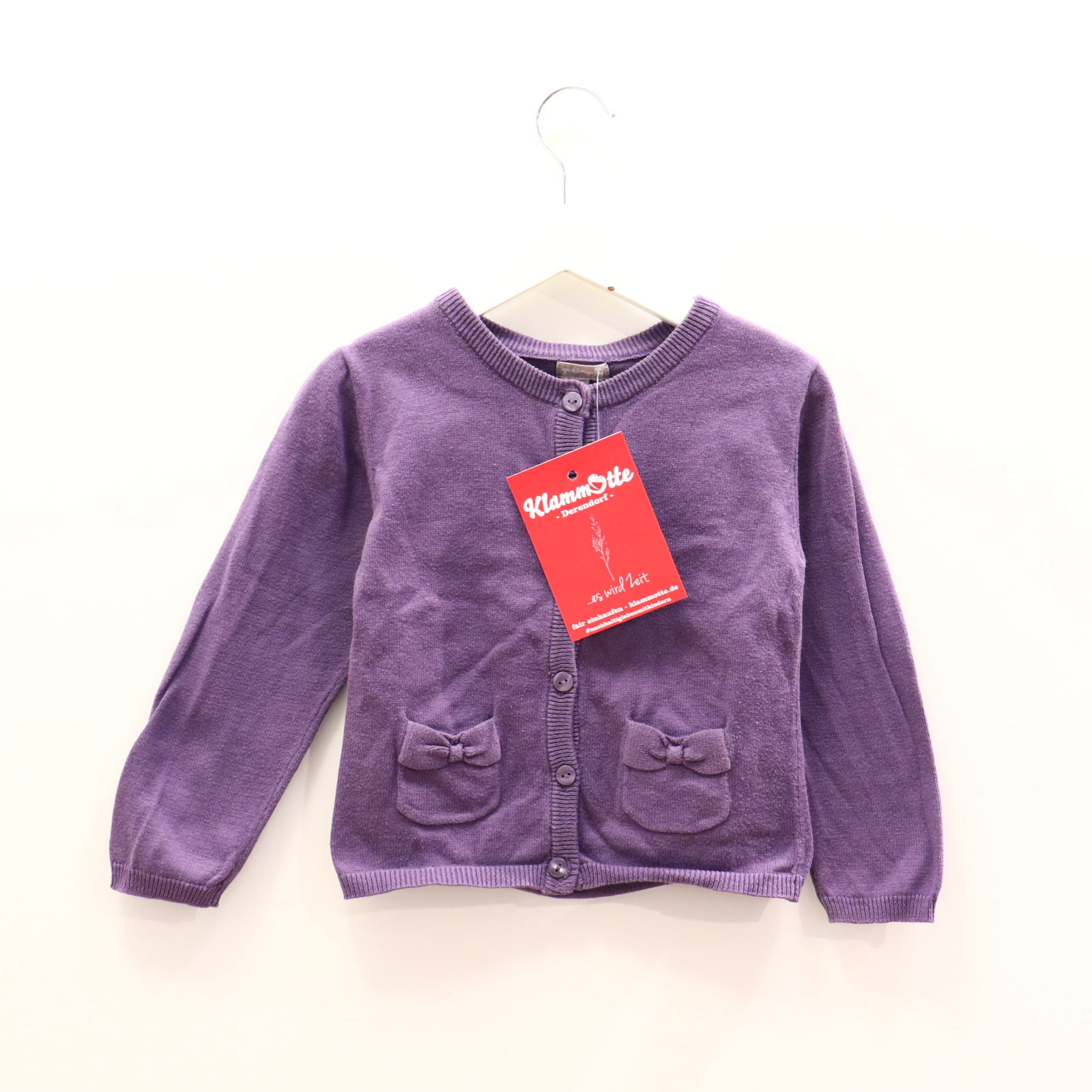 Oberteil grain de blé 68 lila Strickjacke