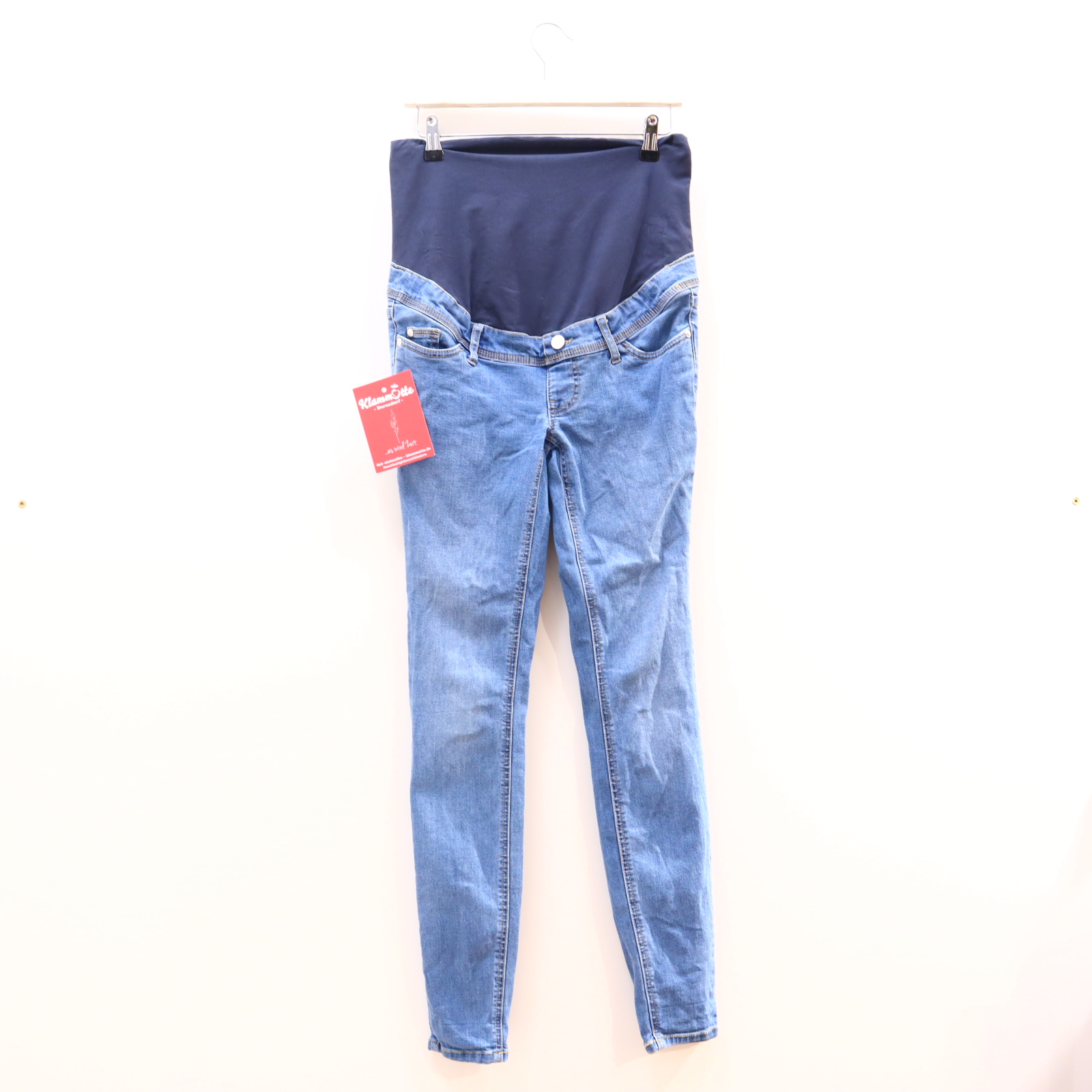 Hose bpc 36 Jeans blau denim Skinny High rib