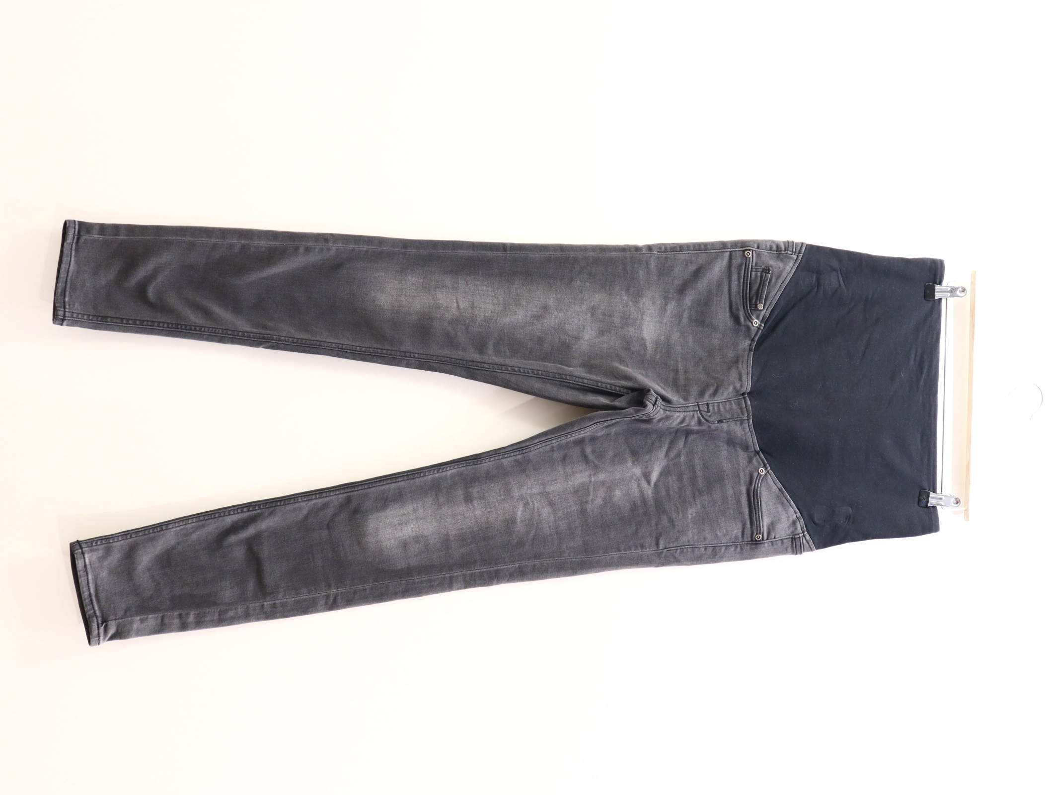 Hose H&M 40 Jeans Super Skinny anthrazit denim High rib