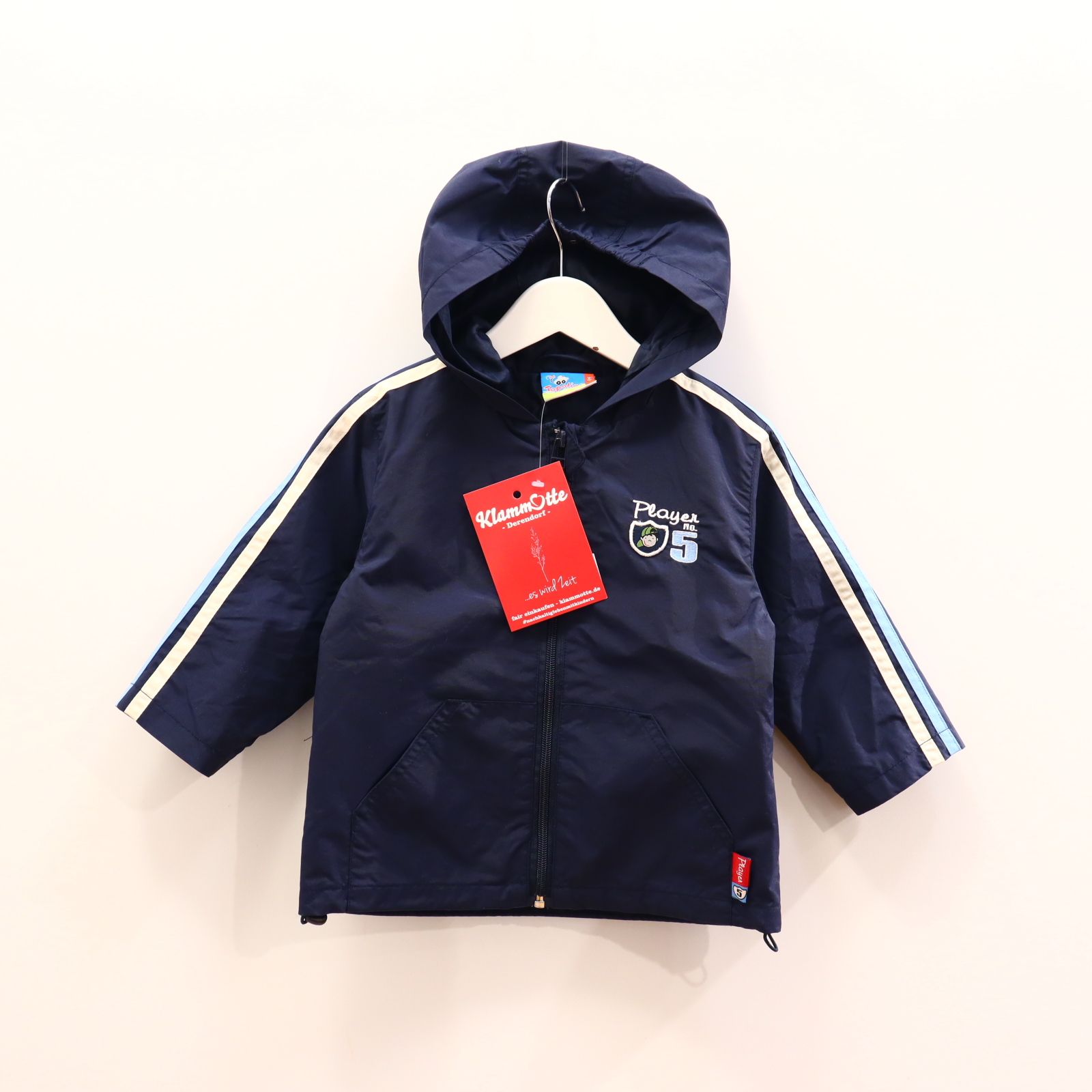 Jacke Topolino 86 blau Applikation Frühjahr/Sommer