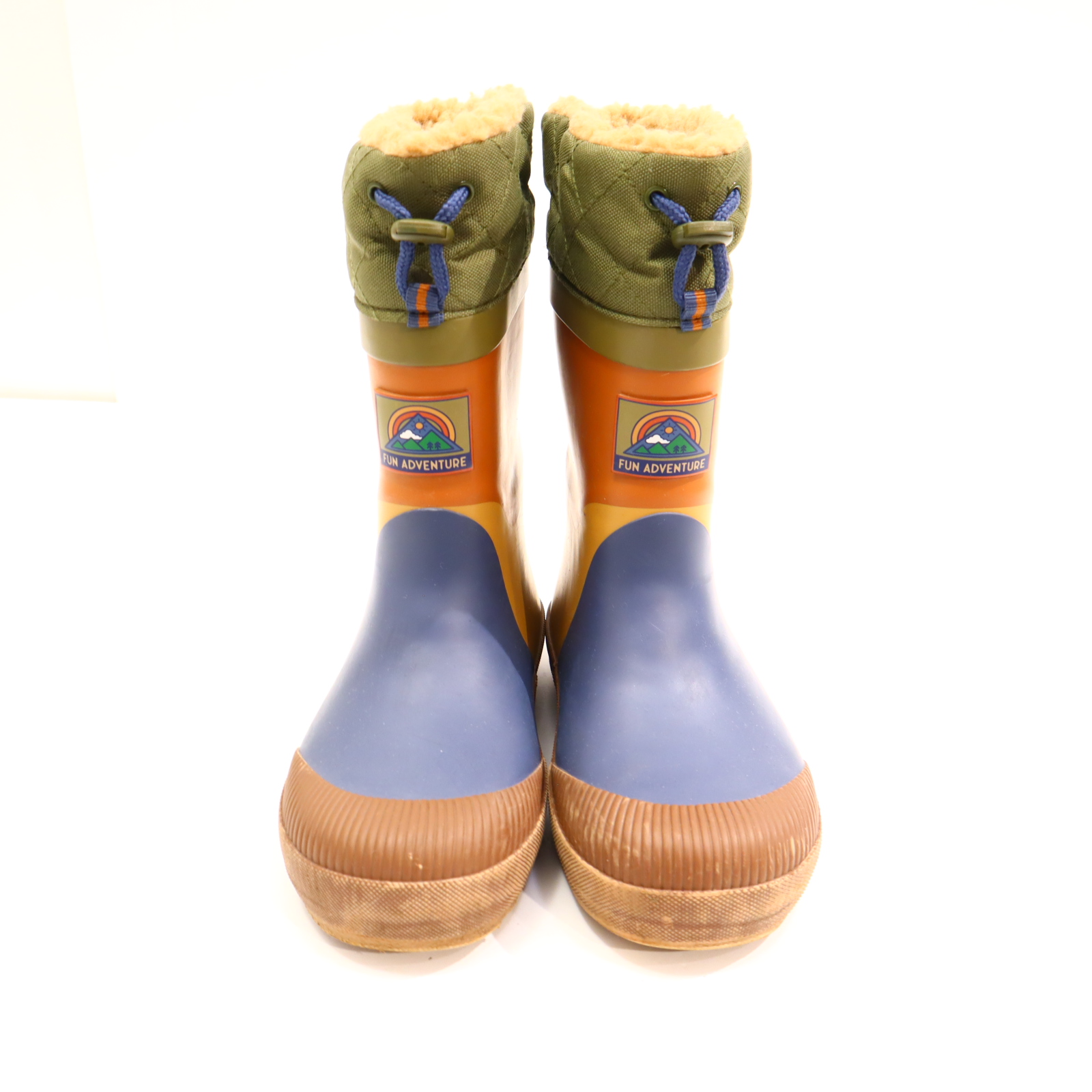 Gummistiefel next 30.5 blau/grün/karamell/sand gefüttert sehr gut