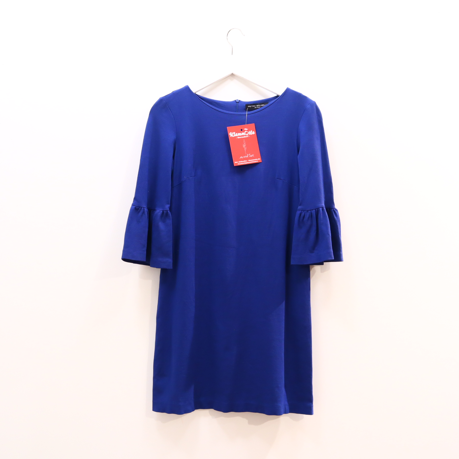 Kleider & Röcke PIETRO BRUNELLI Kleid XS/34 blau Elasthan/Nylon/Viskose