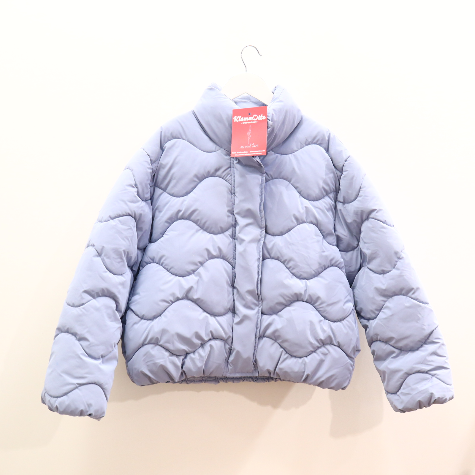 Jacke ZARA Puffer Jacket/Steppjacke 158 blau Herbst/Winter