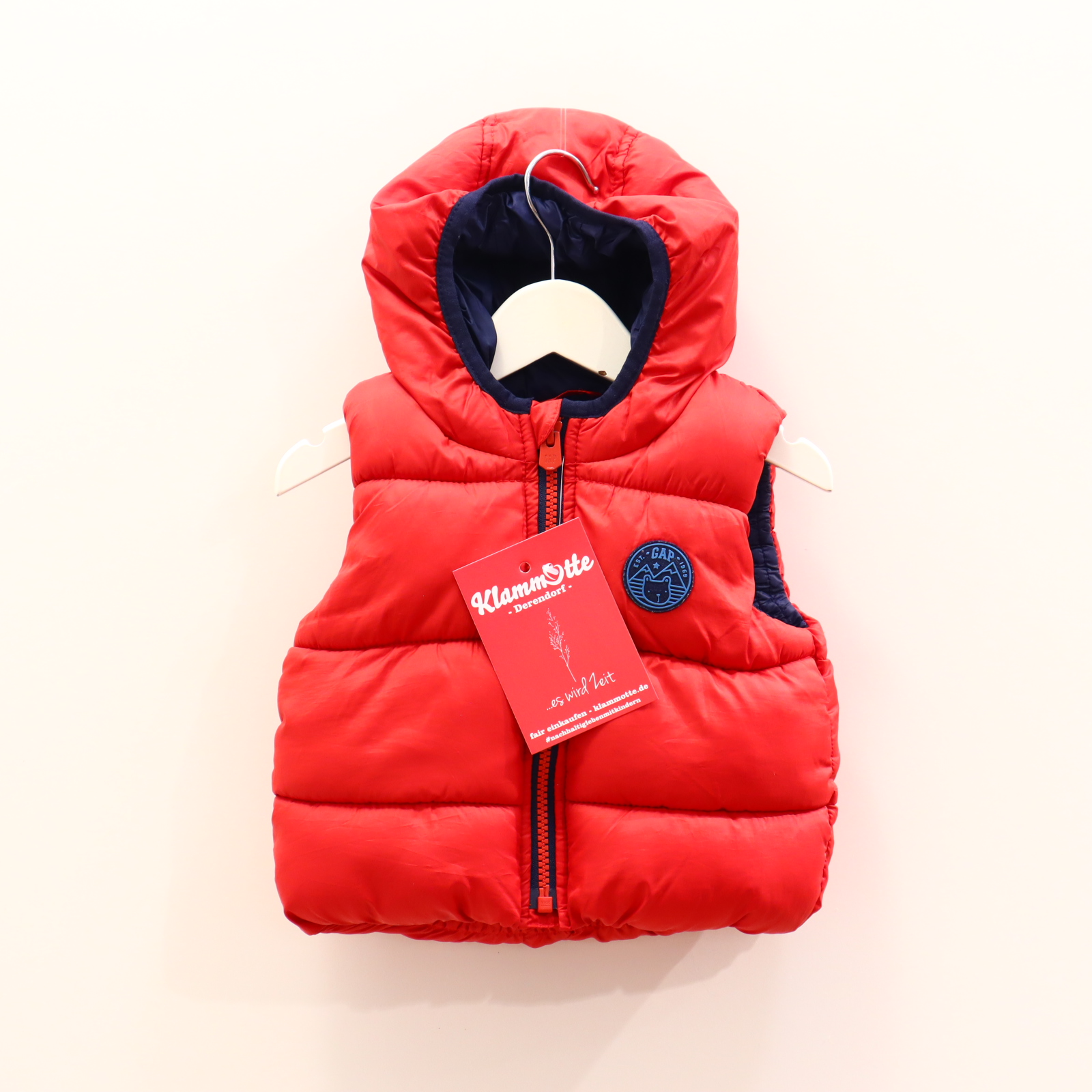 Jacken & Overalls GAP Steppweste 68/74 rot
