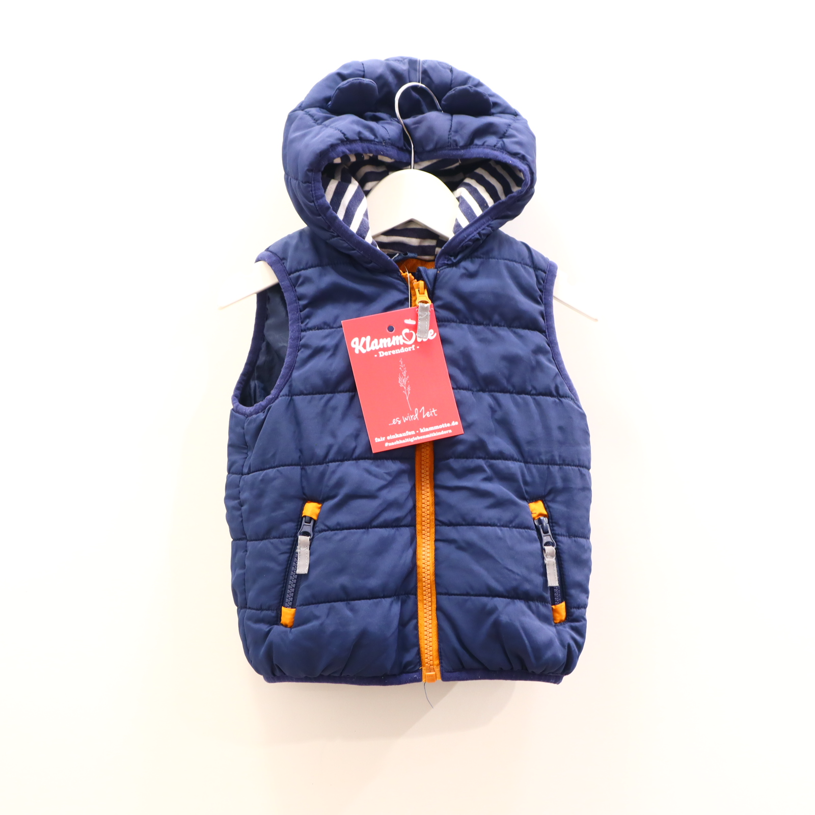 Jacken & Overalls Topolino Steppweste 80 blau